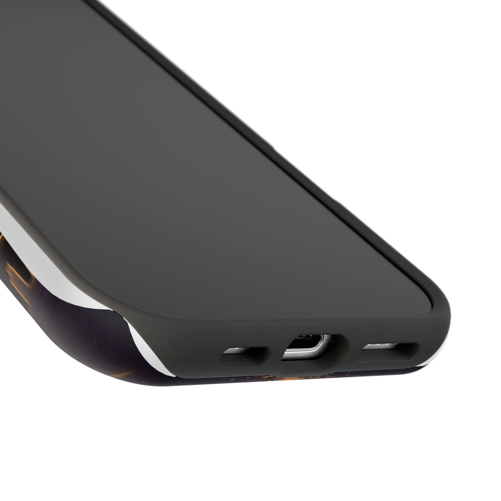 EMS Badge Sunset Skyline Phone Case — Magnetic Wireless Charging Cover