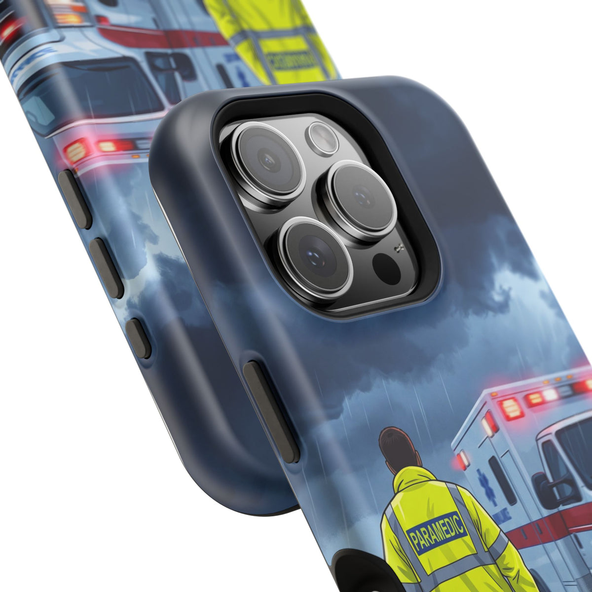 Personalized EMS Storm Phone Case — Wireless Charging Cover