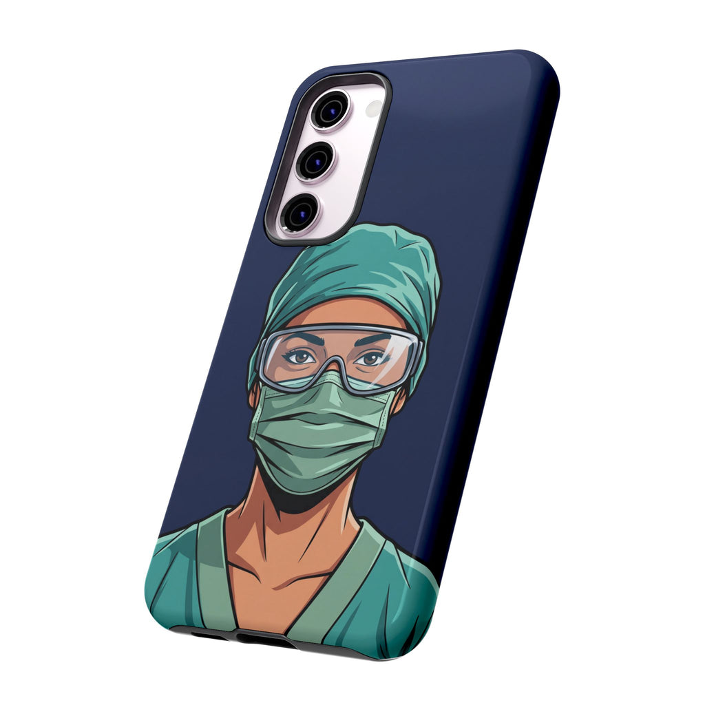 Nurse Illustrated Portrait Phone Case | iPhone & Samsung