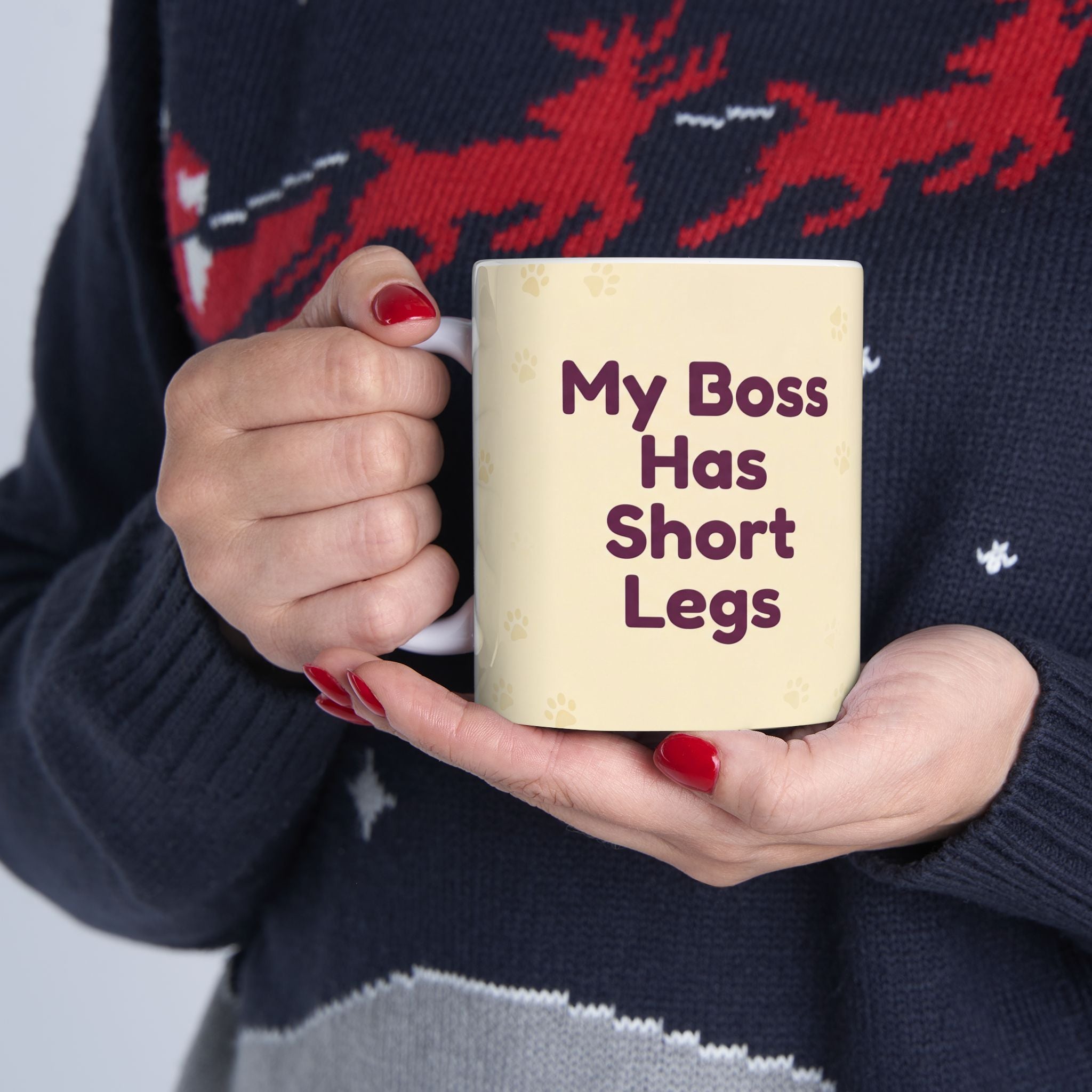 My Boss Has Short Legs - Funny Dachshund Mug - Gift for Dachshund Lovers