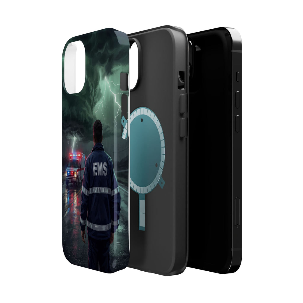 EMS Green Storm City Phone Case — Magnetic Wireless Charging Cover