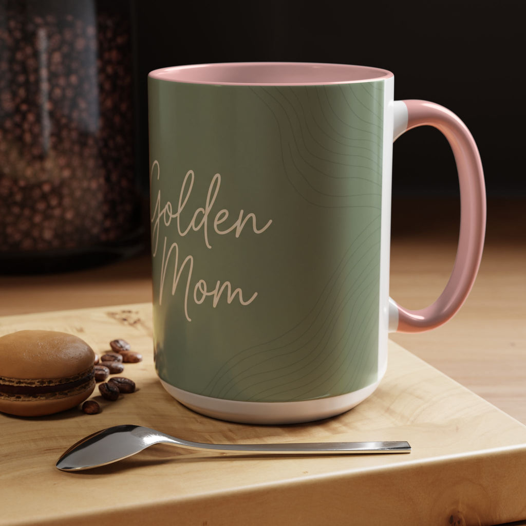 Golden Mom Mug | Golden Retriever Lover Gift | Cute Dog Mom Coffee Mug