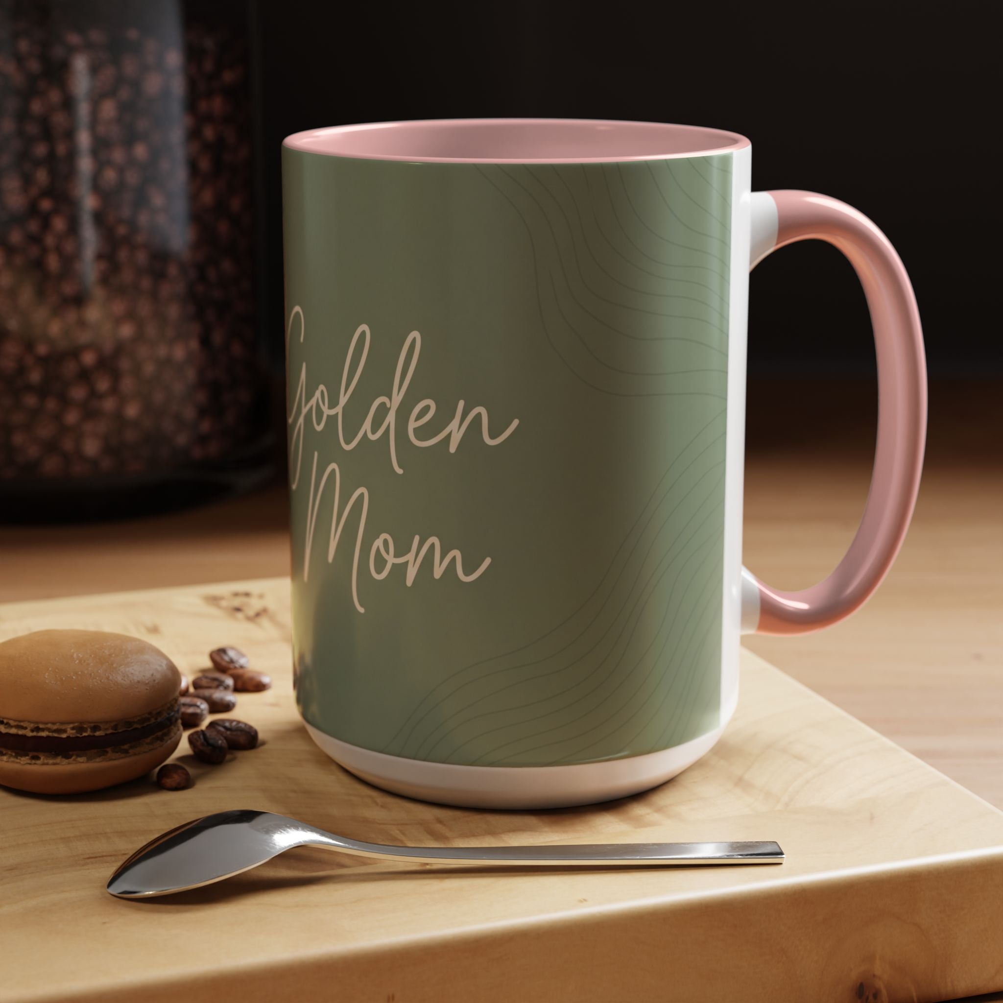 Golden Mom Mug | Golden Retriever Lover Gift | Cute Dog Mom Coffee Mug