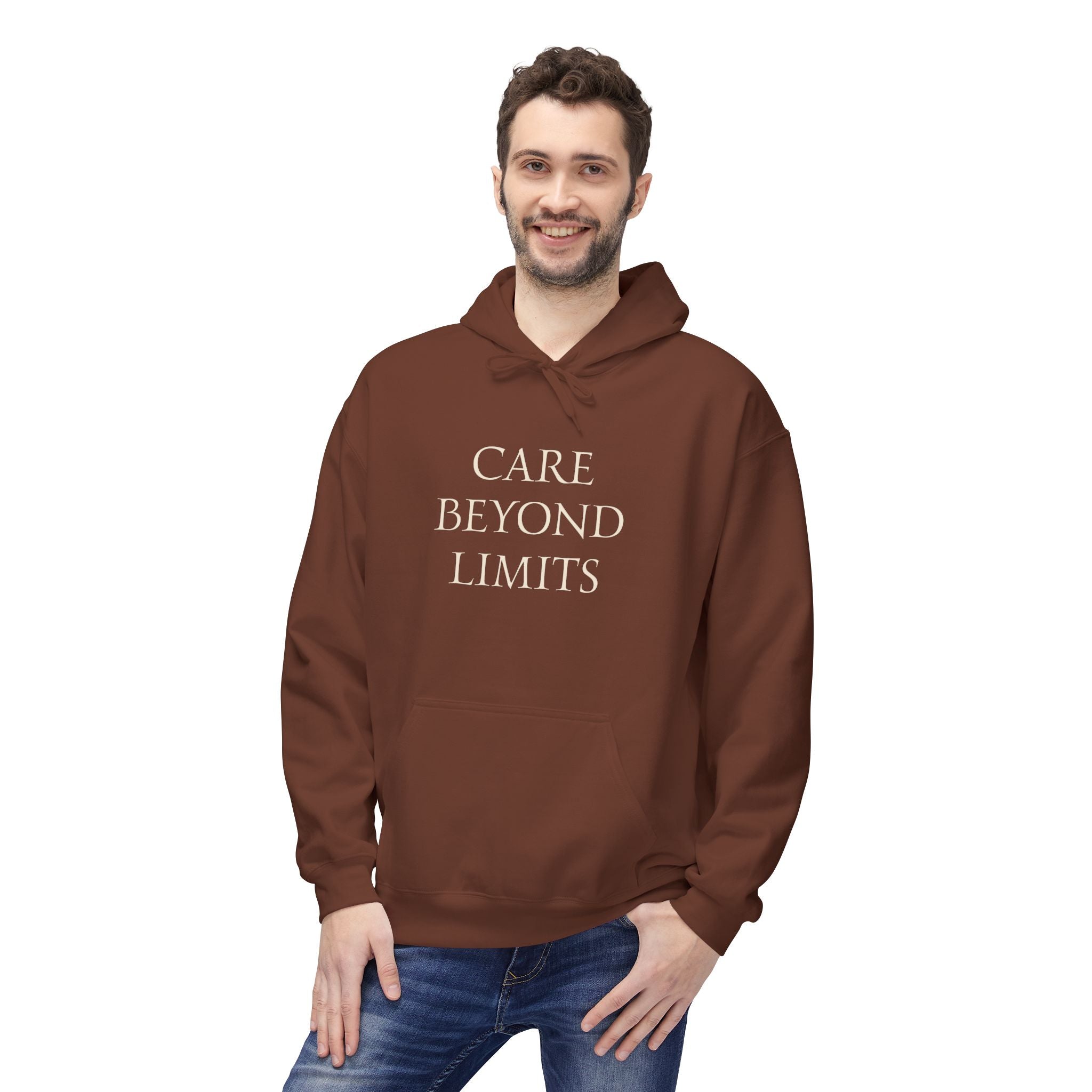 Nurse Hoodie |  Cozy Inspirational "Care Beyond Limits"