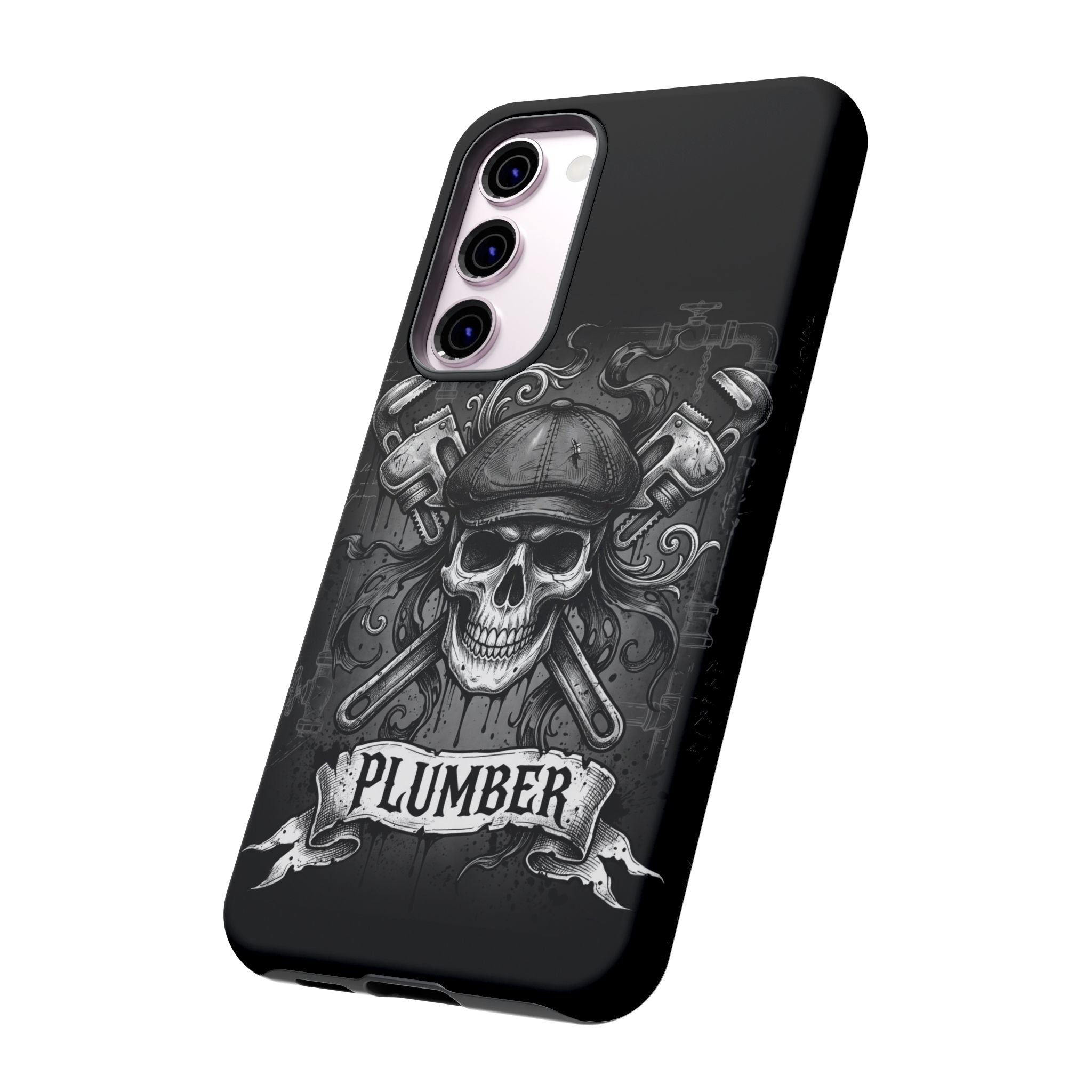 Gothic Skull Plumber Phone Case - Samsung & iPhone Series