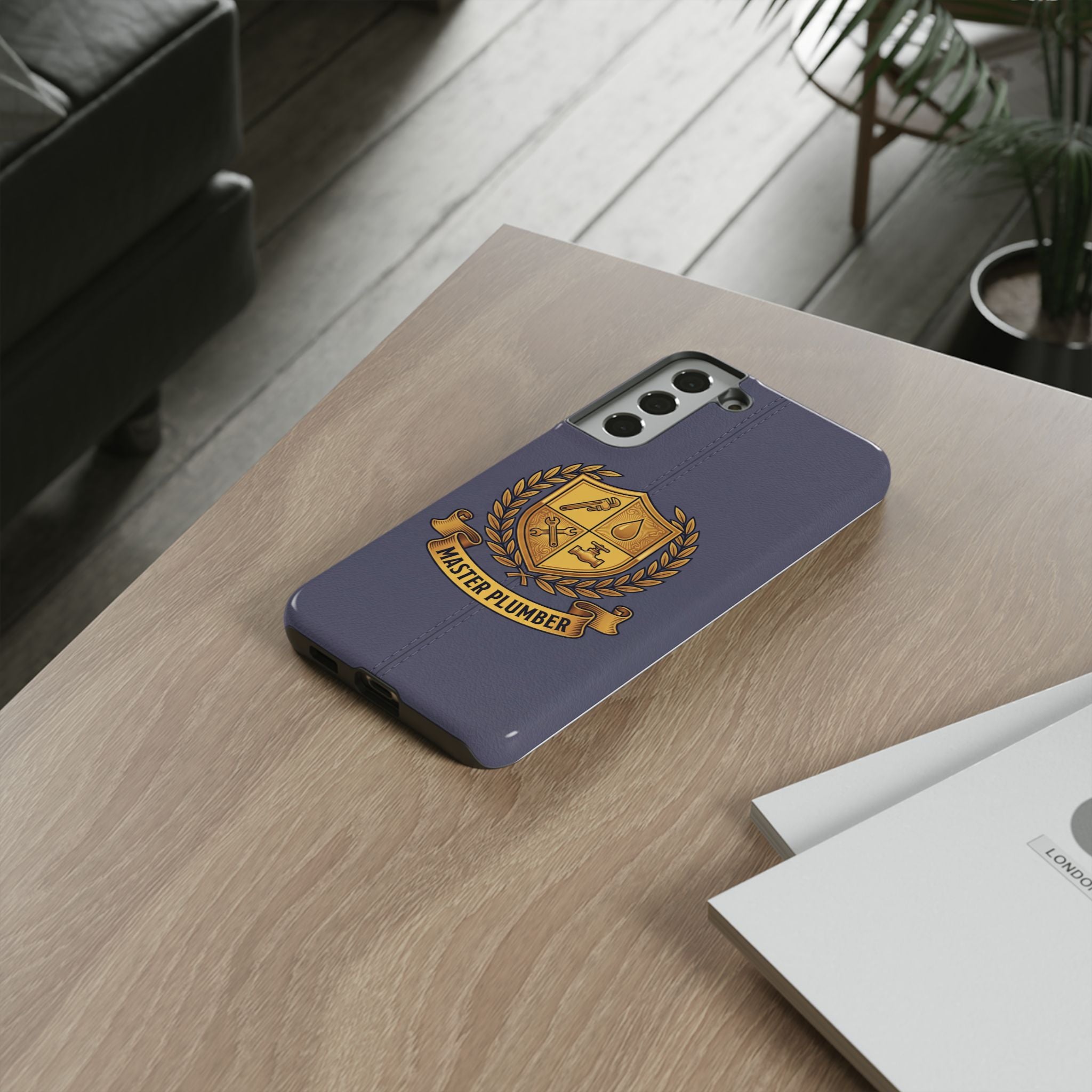 Master Plumber Slate Crest Phone Case - Samsung & iPhone Series