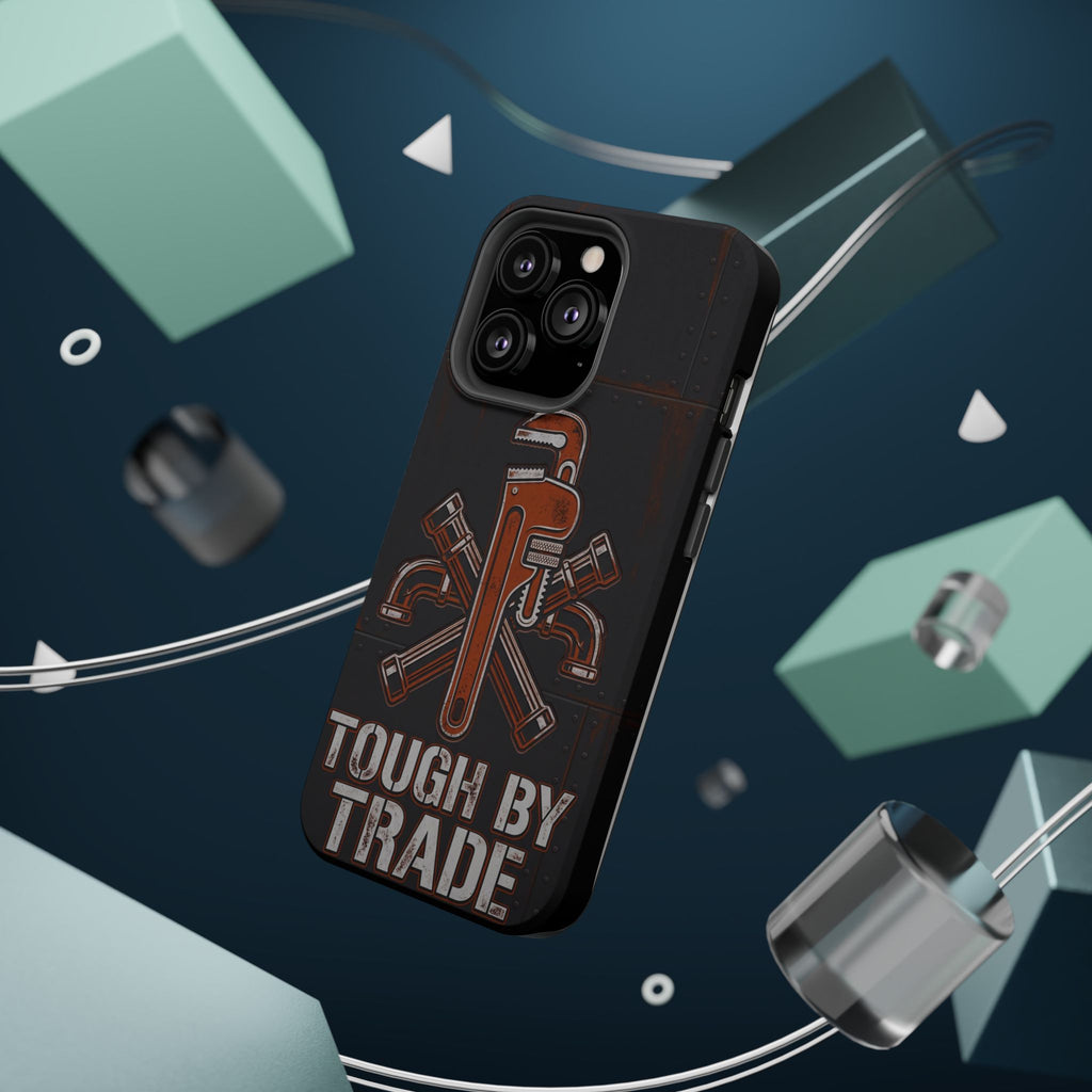 Tough By Trade Phone Case — Crossed Wrenches Wireless Charging Cover