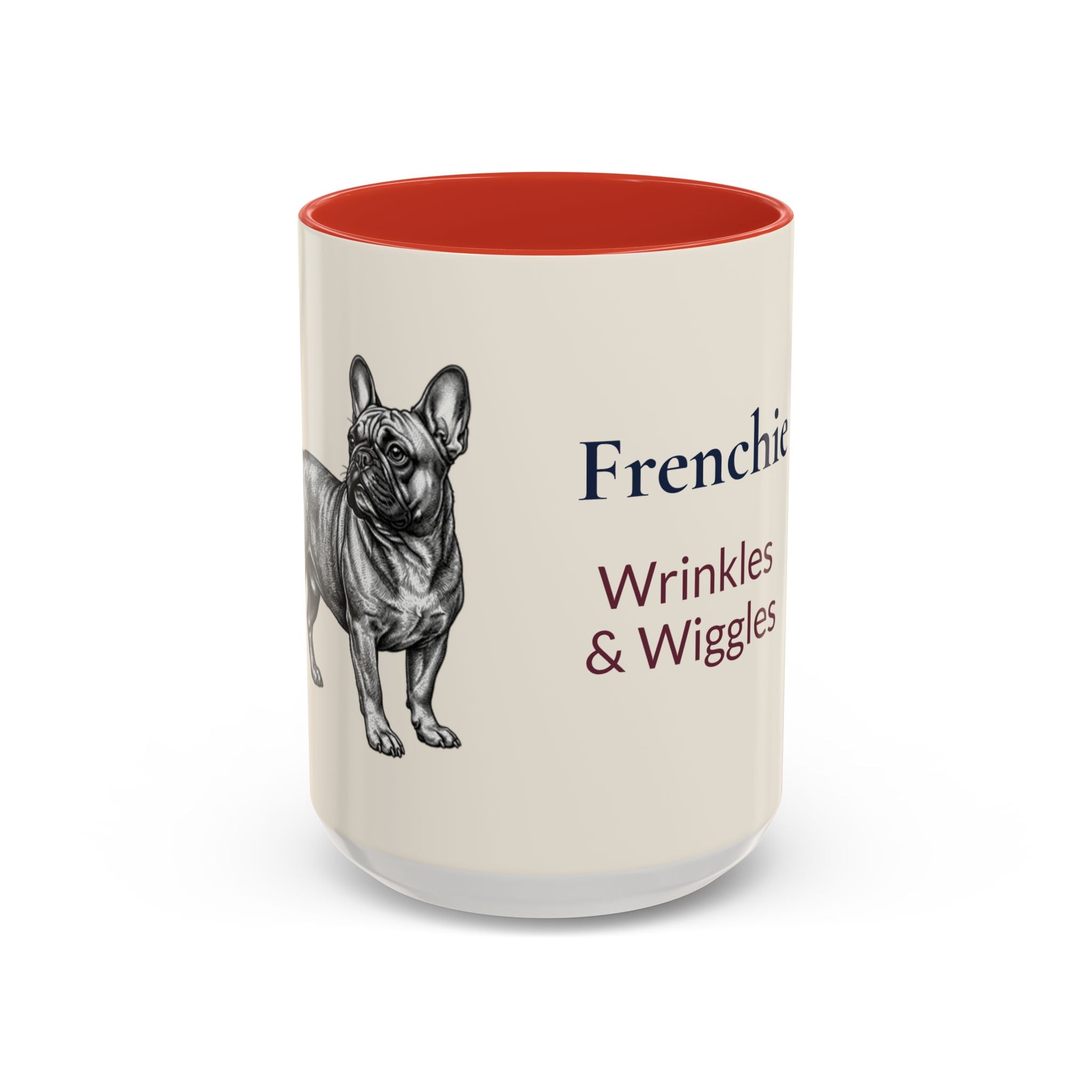 Personalized Frenchie Mug – Custom Name Coffee Mug – French Bulldog Lover Gift