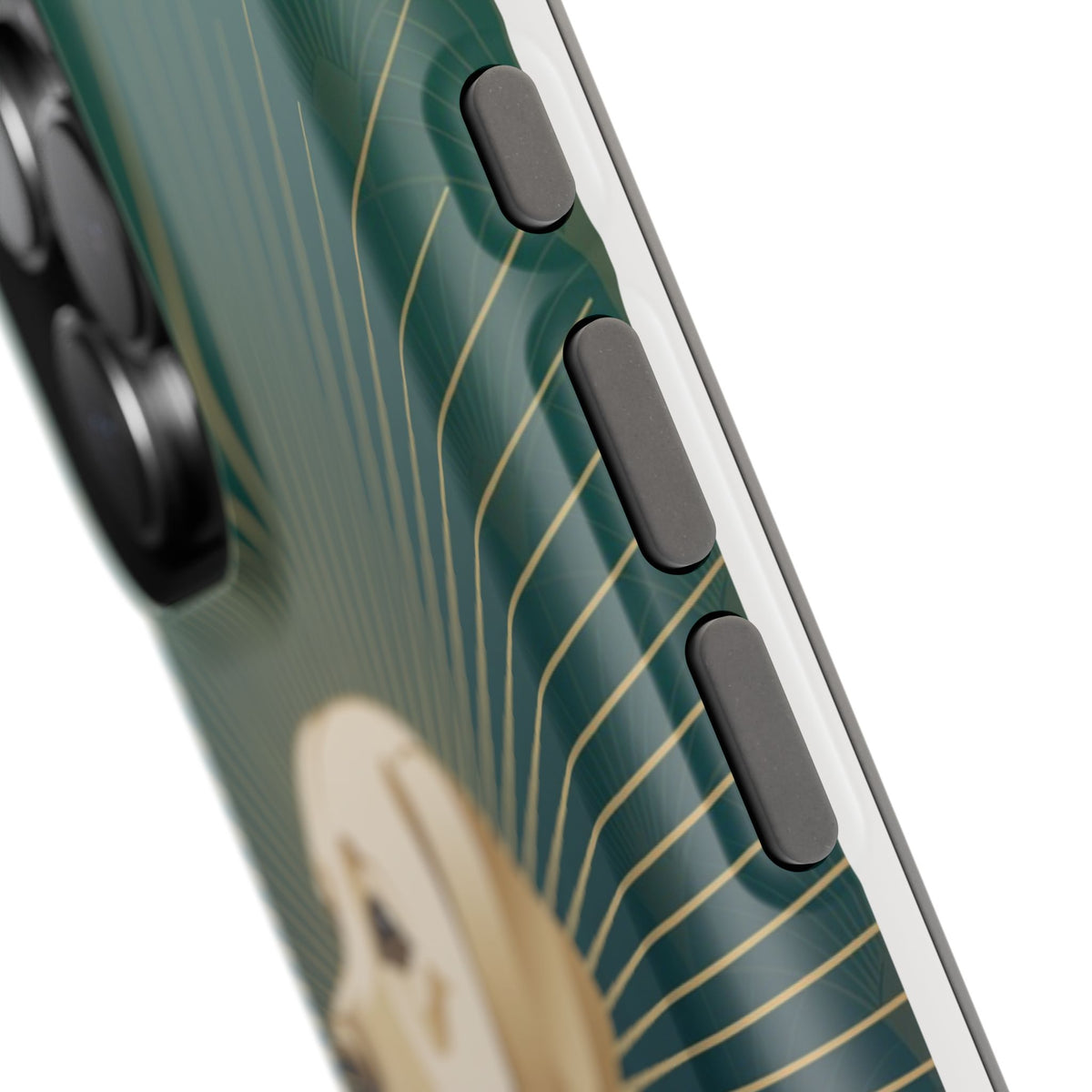 Art Deco Labrador Phone Case — Tough Magnetic Case with Wireless Charging