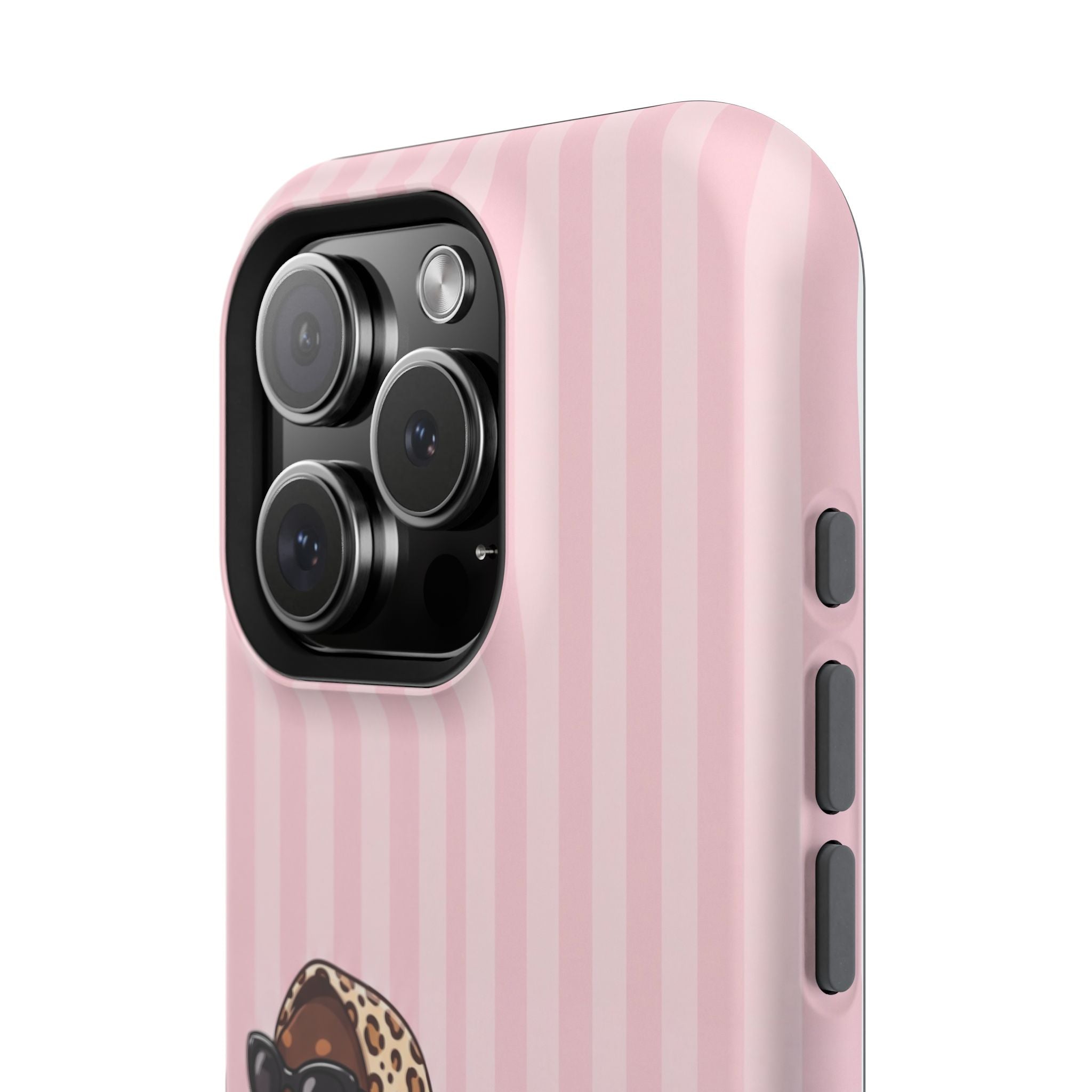 Preppy Dachshund Phone Case — Impact-Resistant Wireless Charging Cover