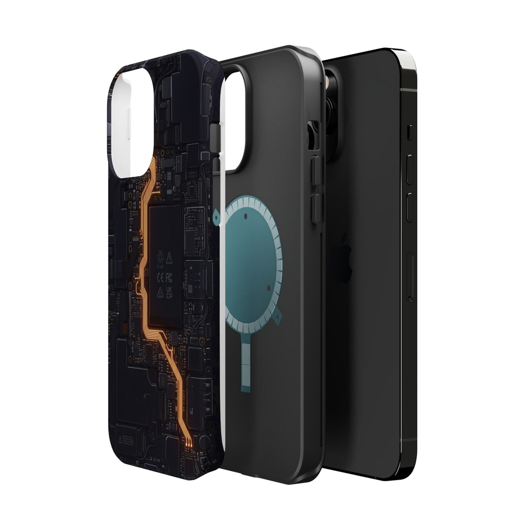 Electrician Circuit Bolt Phone Case — Impact-Resistant Wireless Charging Cover