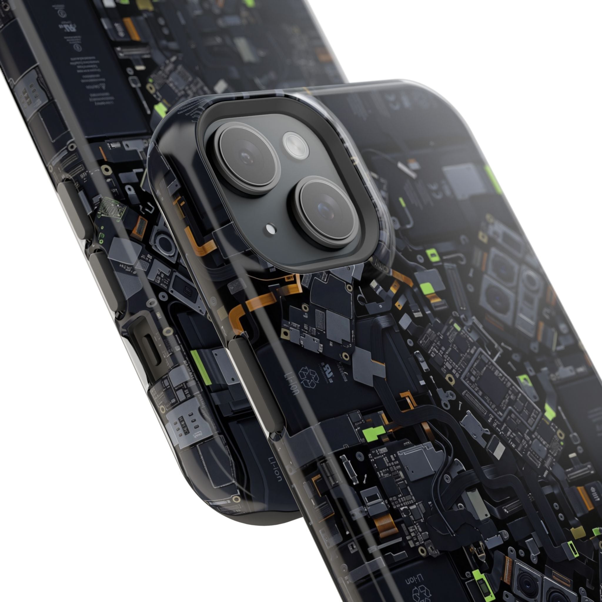 Circuit Core Phone Case — Motherboard Print Wireless Charging Cover