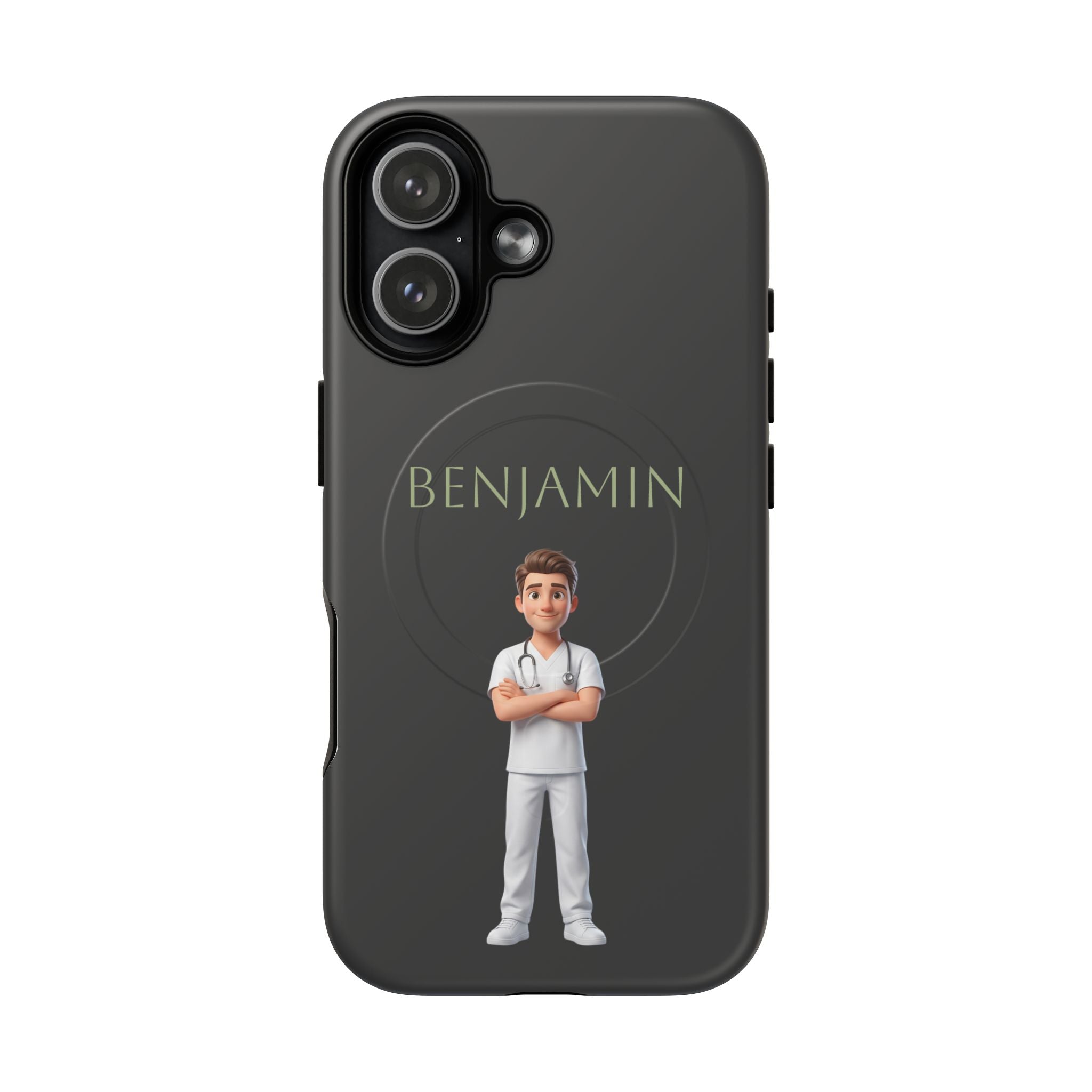 Personalized Nurse Phone Case | MagSafe Compatible, Custom Name iPhone Case