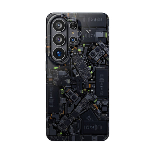 Circuit Core Phone Case — Motherboard Print Wireless Charging Cover