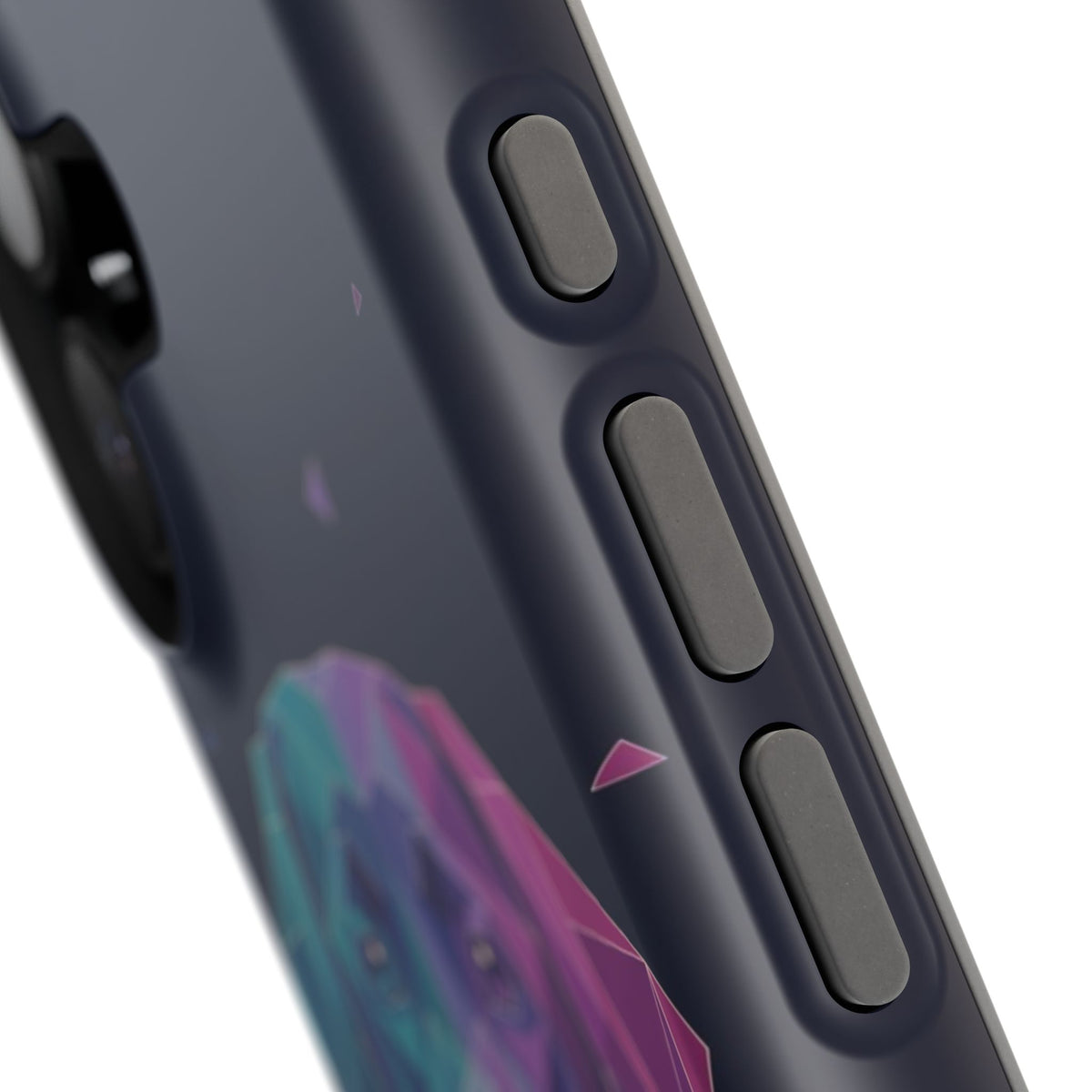 Geometric Labrador Phone Case — Tough Magnetic Case with Wireless Charging