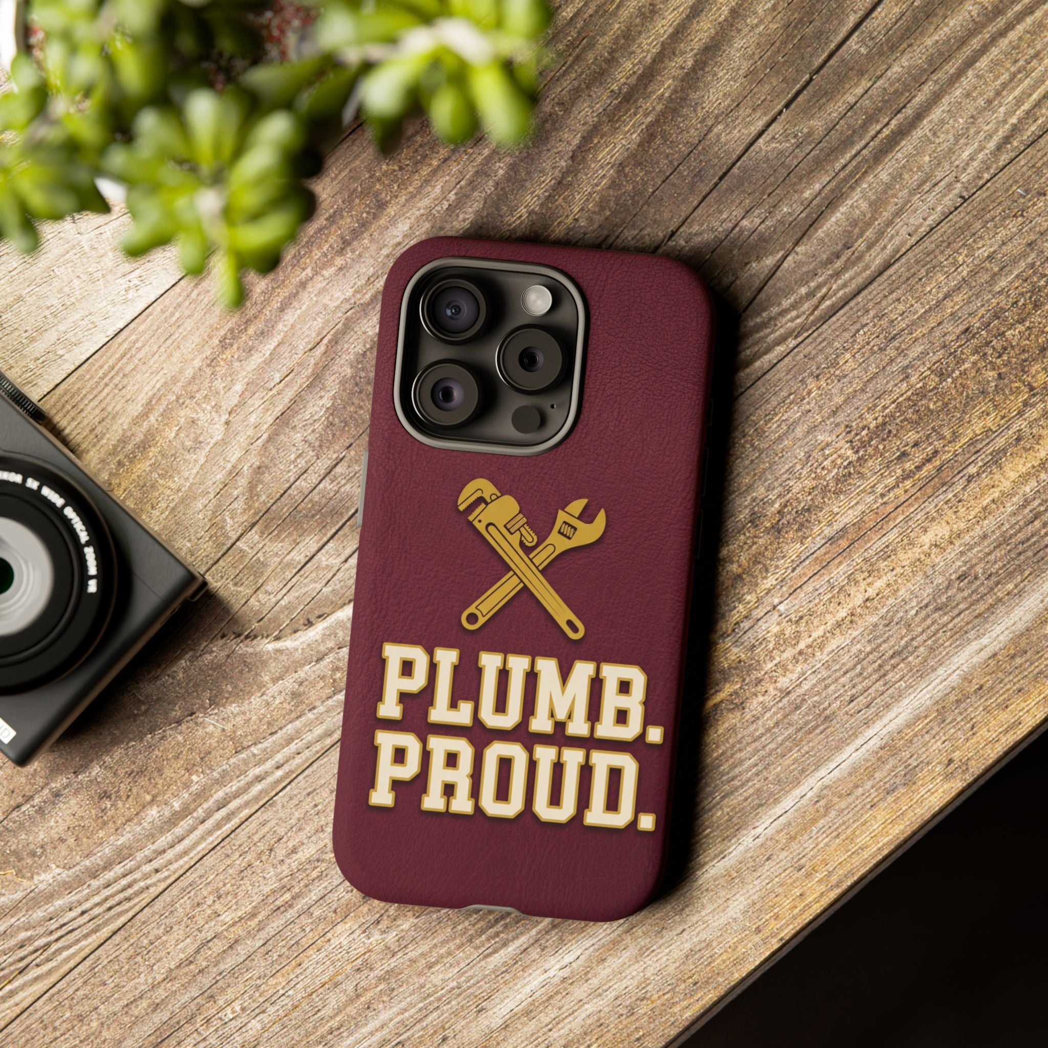 Plumb. Proud. Varsity Print Phone Case - Samsung & iPhone Series