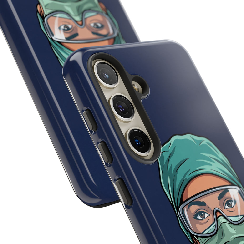 Nurse Illustrated Portrait Phone Case | iPhone & Samsung