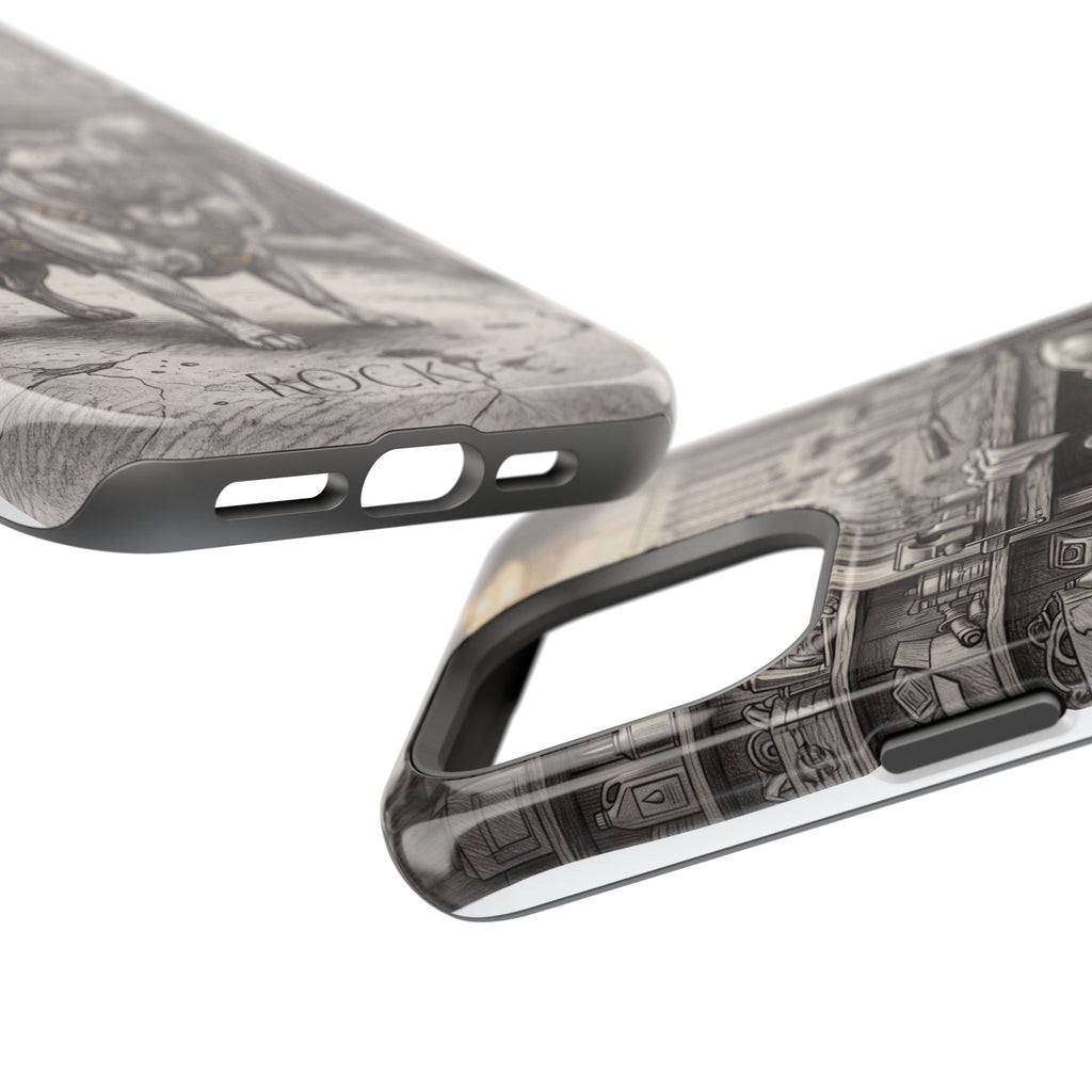 Personalized French Bulldog Vintage Street Phone Case — Wireless Charging Cover