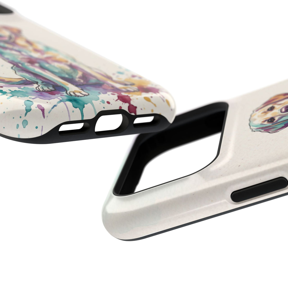 Watercolor Labrador Phone Case — Tough Magnetic Case with Wireless Charging