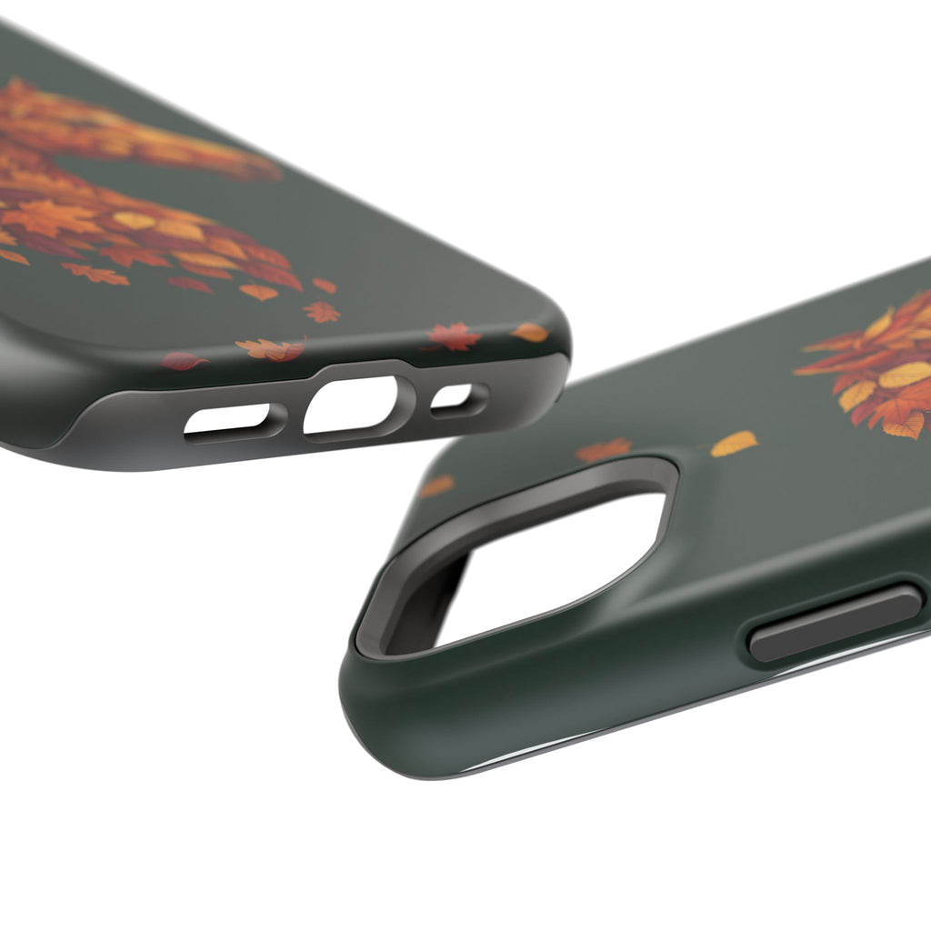 Autumn Leaves Horse Phone Case — Tough Magnetic Case with Wireless Charging