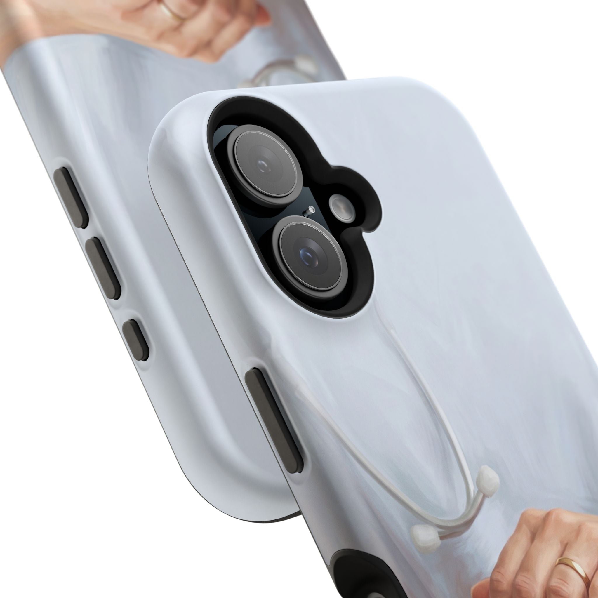 Impact-Resistant Phone Case — Caring Hands Wireless Charging Cover