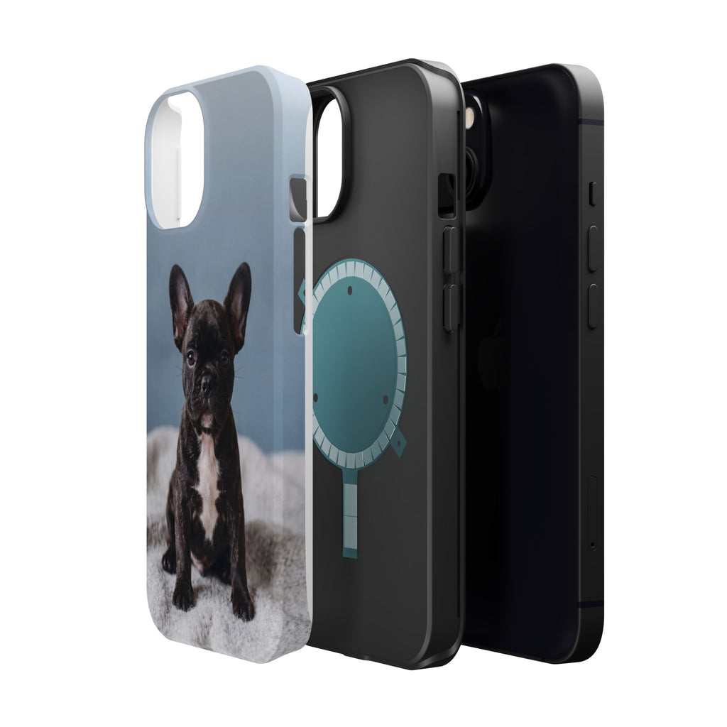 French Bulldog Puppy Phone Case — Impact-Resistant Wireless Charging Cover
