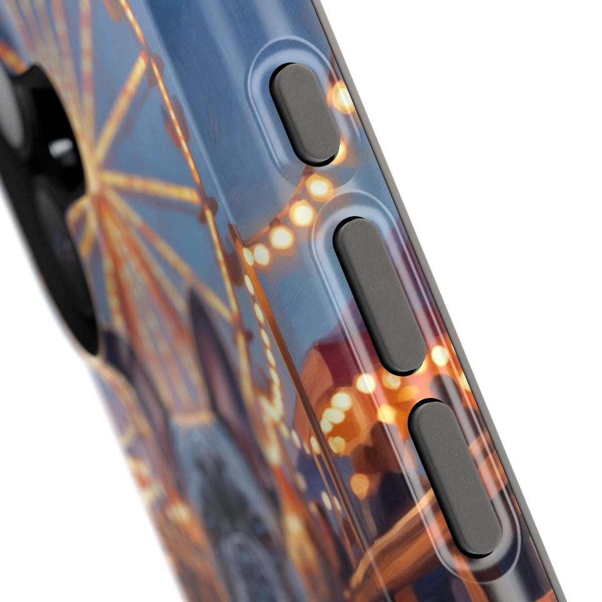Personalized French Bulldog Pier Lights Phone Case — Wireless Charging Cover