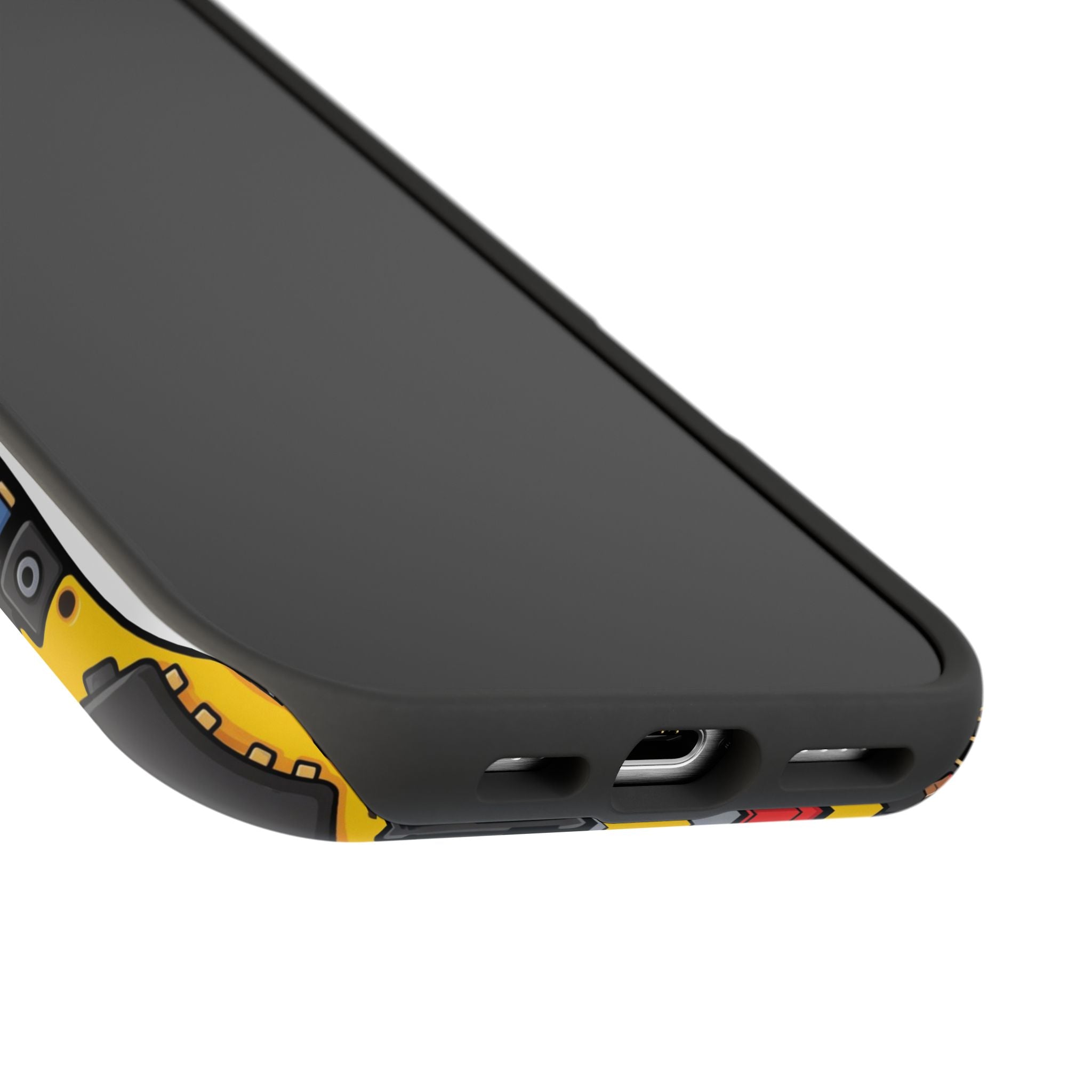 Voltage Board Phone Case — Yellow Circuit Wireless Charging Cover