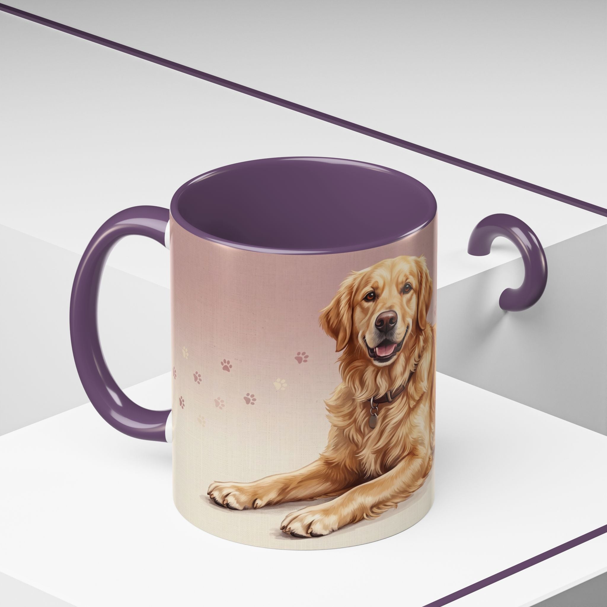 Golden Retriever Lying Down Mug | Golden Retriever Lover Gift | Cute Dog Coffee Mug