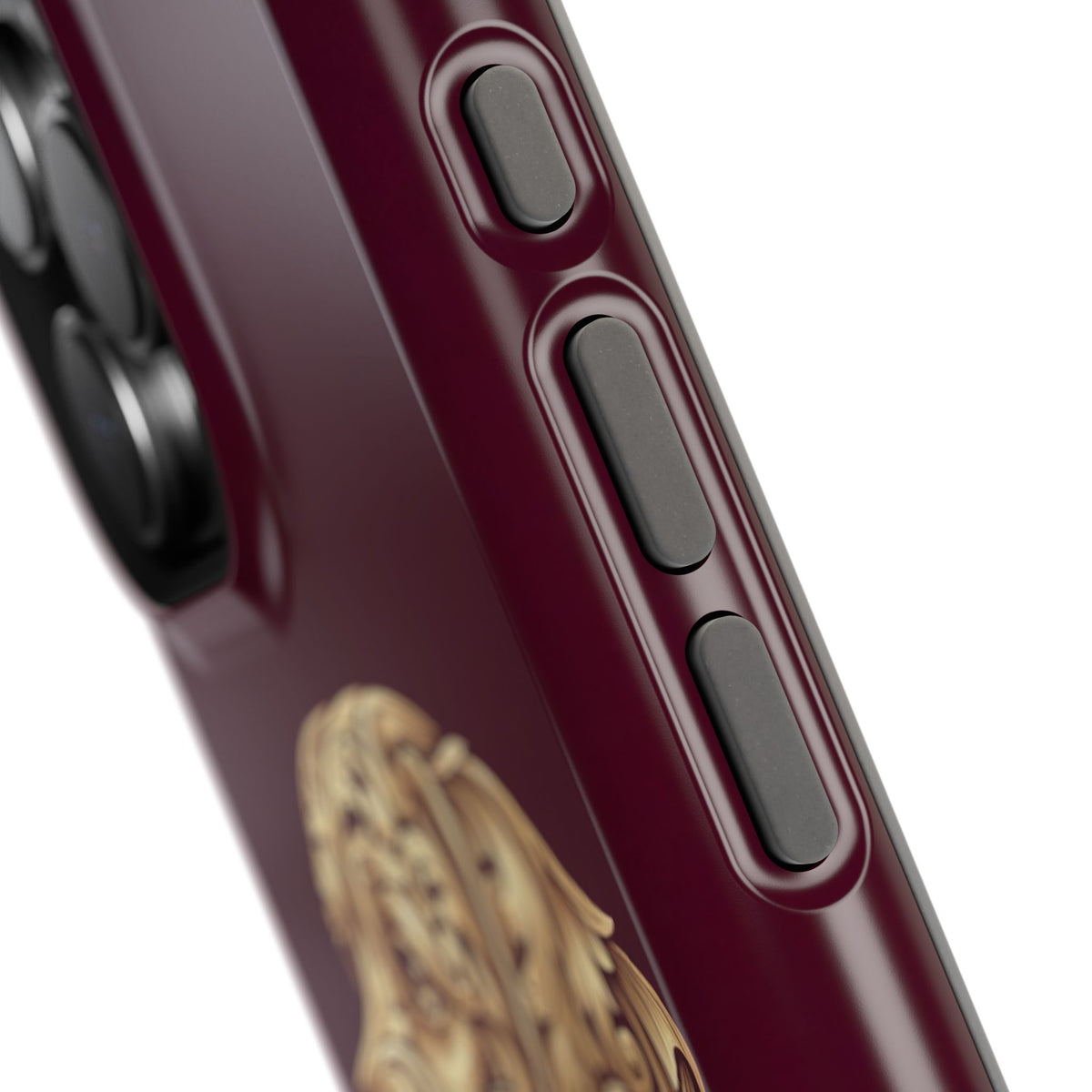 Personalized Gold Filigree Labrador Phone Case — Tough Magnetic Case with Wireless Charging