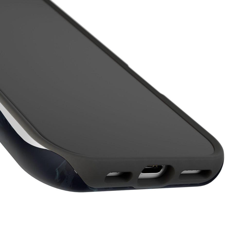 Personalized Dachshund Northern Lights Phone Case — Wireless Charging Cover