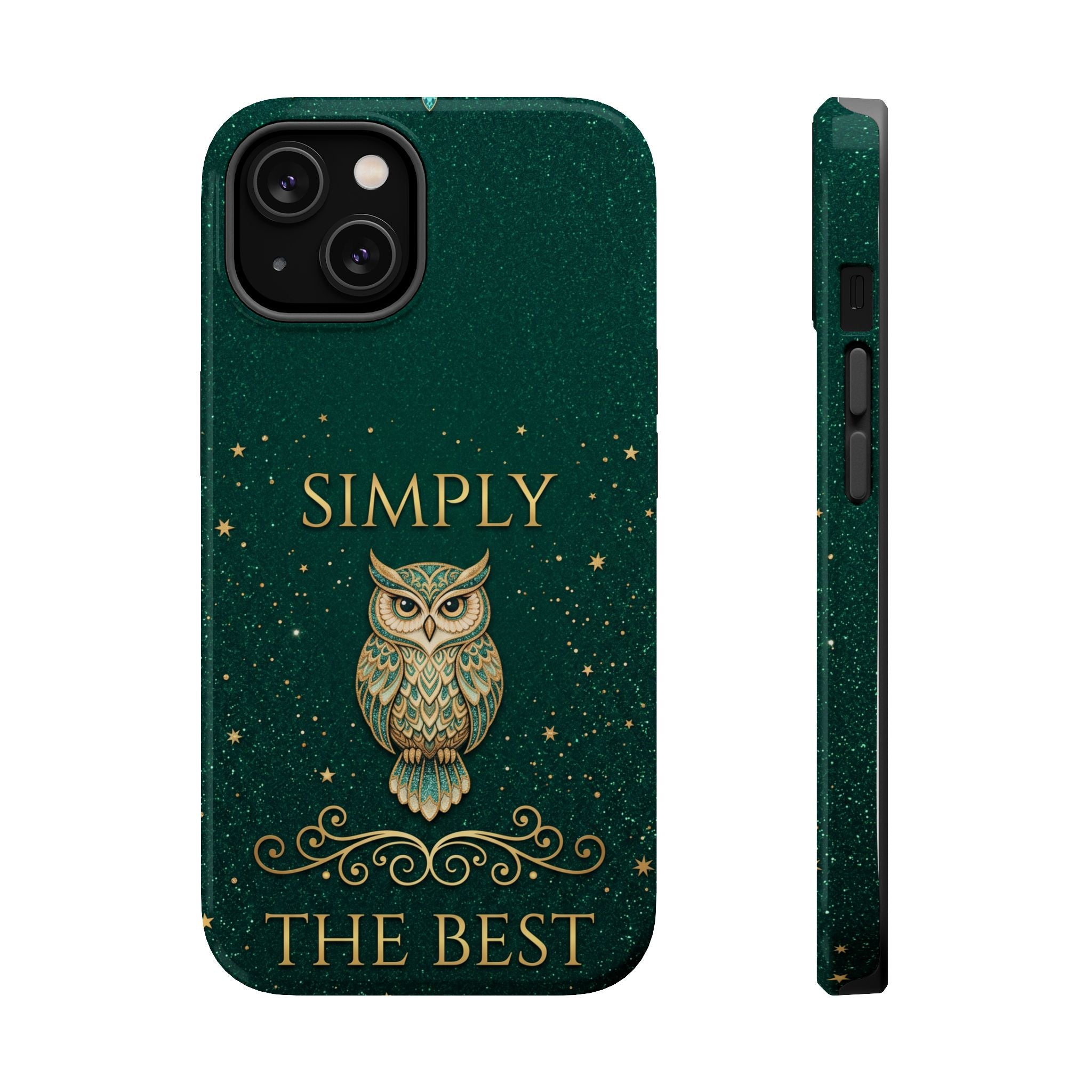 Simply The Best Wise Owl Phone Case — Wireless Charging Cover