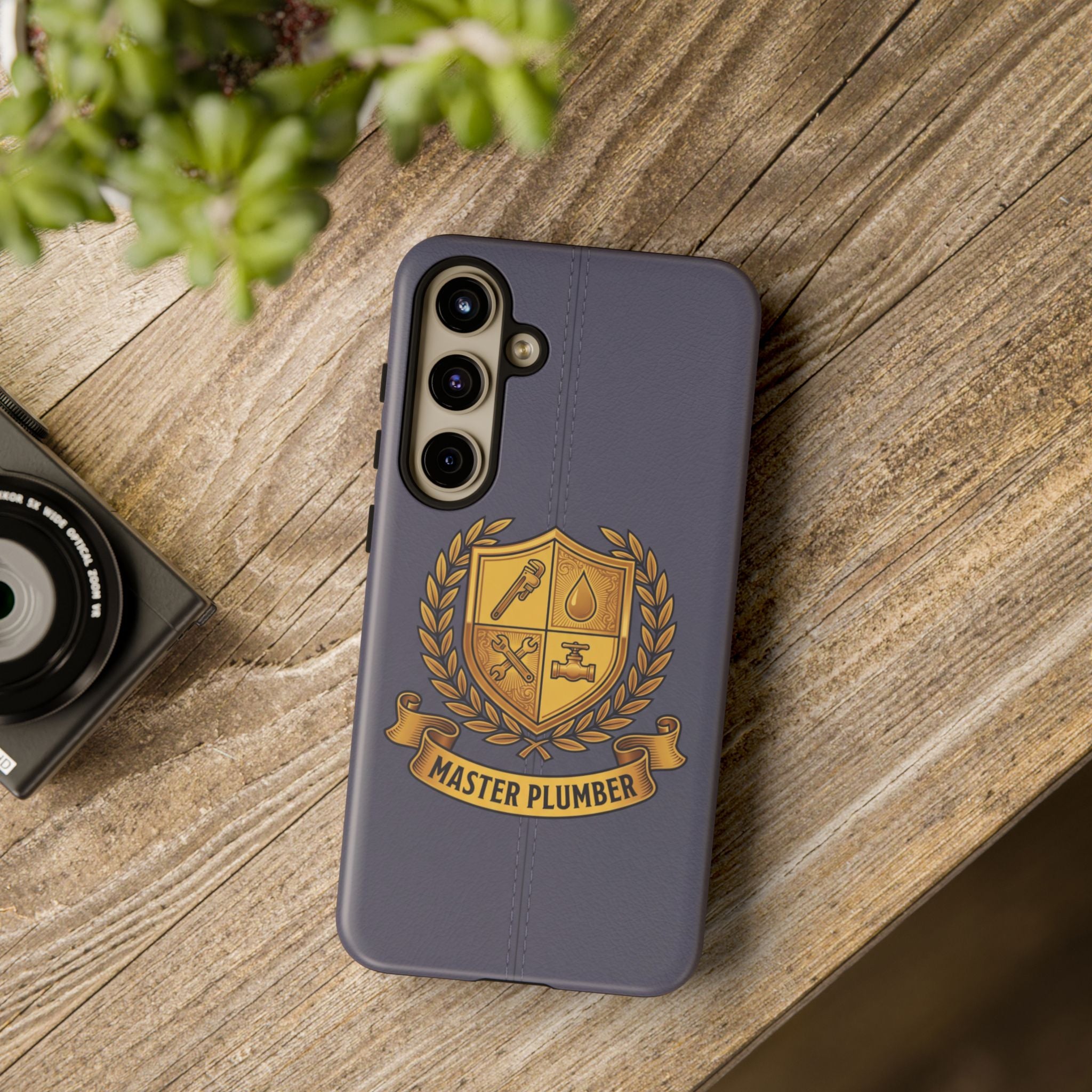 Master Plumber Slate Crest Phone Case - Samsung & iPhone Series