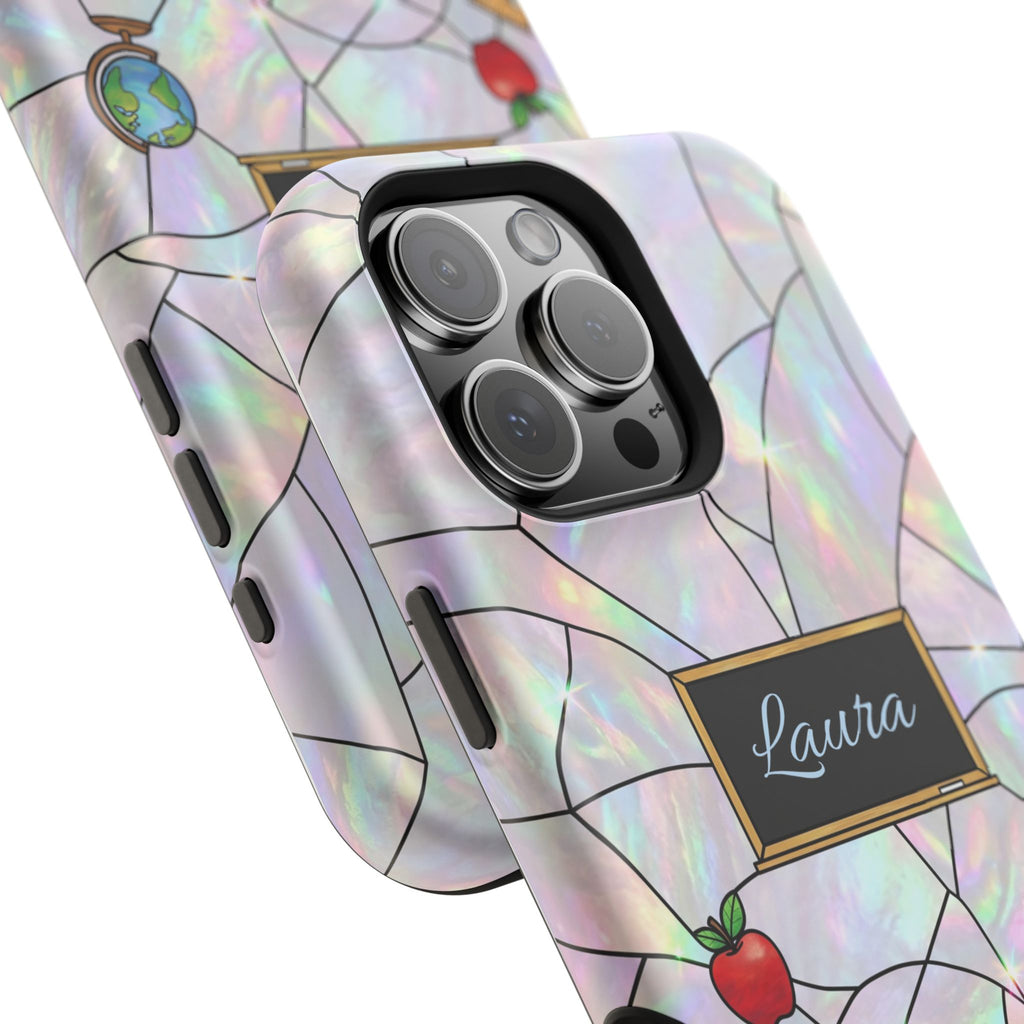 Personalized Teacher Phone Case — Impact-Resistant Wireless Charging Cover