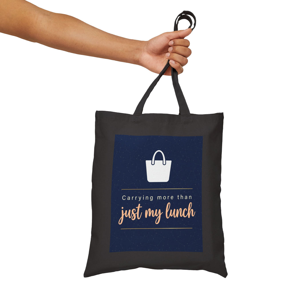 Nurse Tote Bag – Carrying more than just my lunch – Cotton Canvas Tote Bag for Nurses