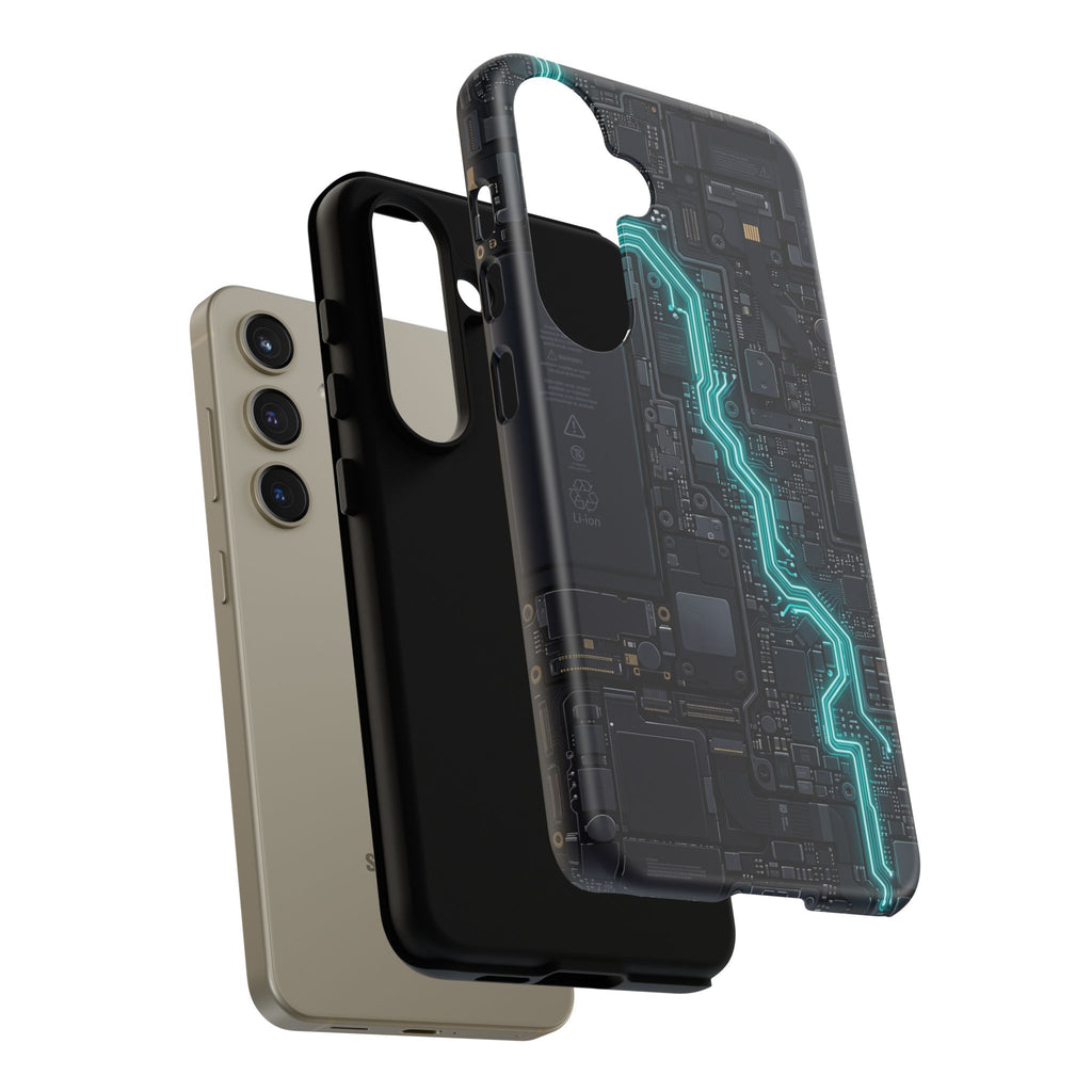 Electrician Cyan Circuit Phone Case - Samsung & iPhone Series