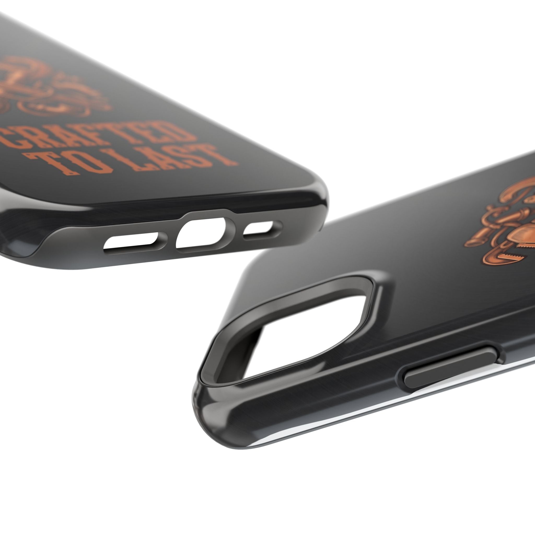 Crafted to Last Phone Case — Crossed Wrenches Wireless Charging Cover