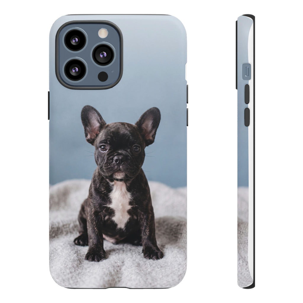 French Bulldog Puppy Phone Case | Adorable Brindle Frenchie Portrait | Samsung & iPhone