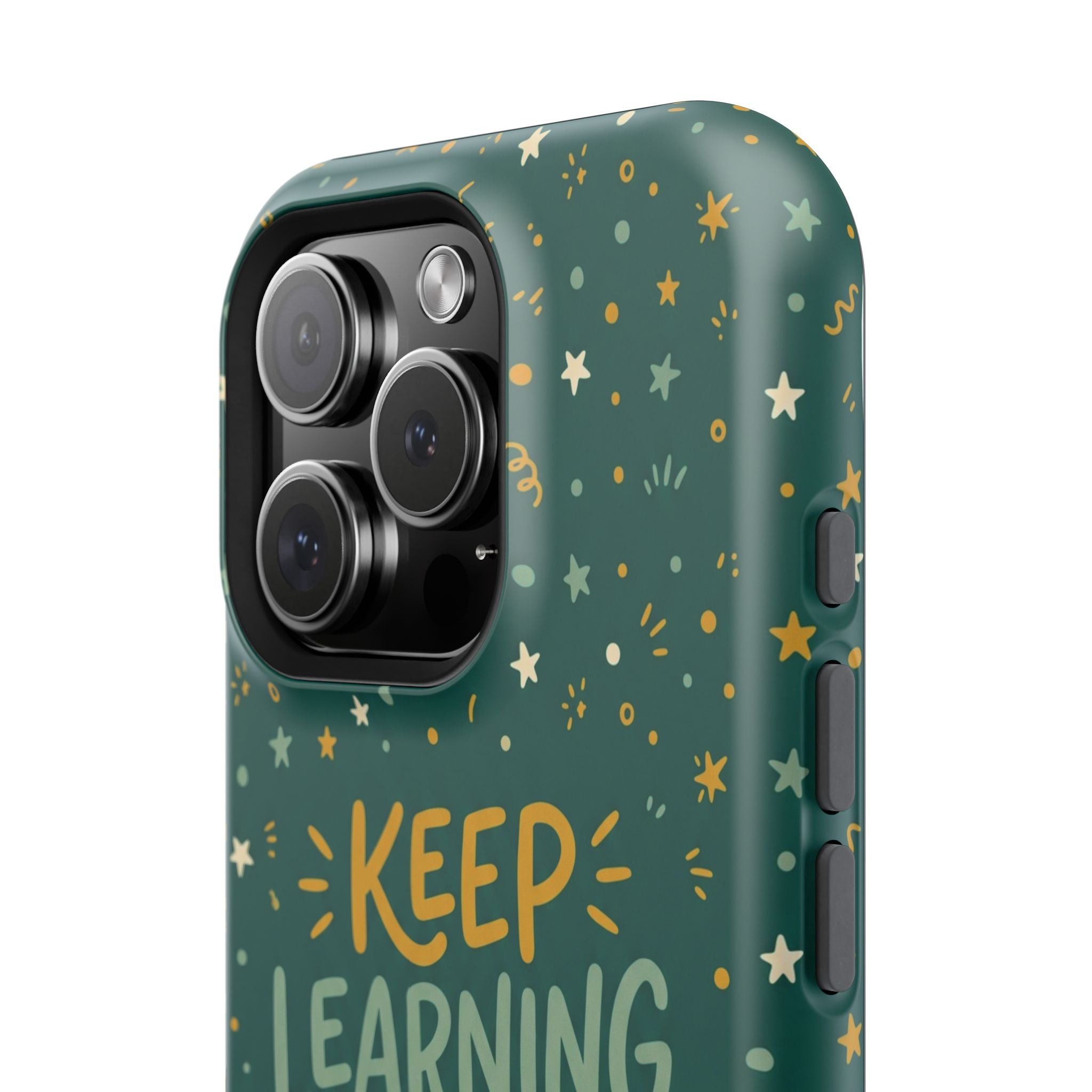 Keep Learning Keep Growing Teacher Phone Case — Wireless Charging Cover
