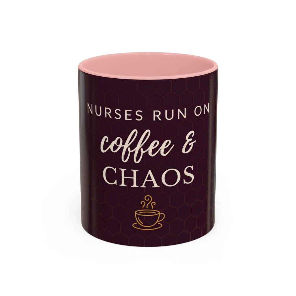 Coffee Mug for Nurses | Nurses run on coffee & chaos | Nurse Appreciation Gift | Gift for Her