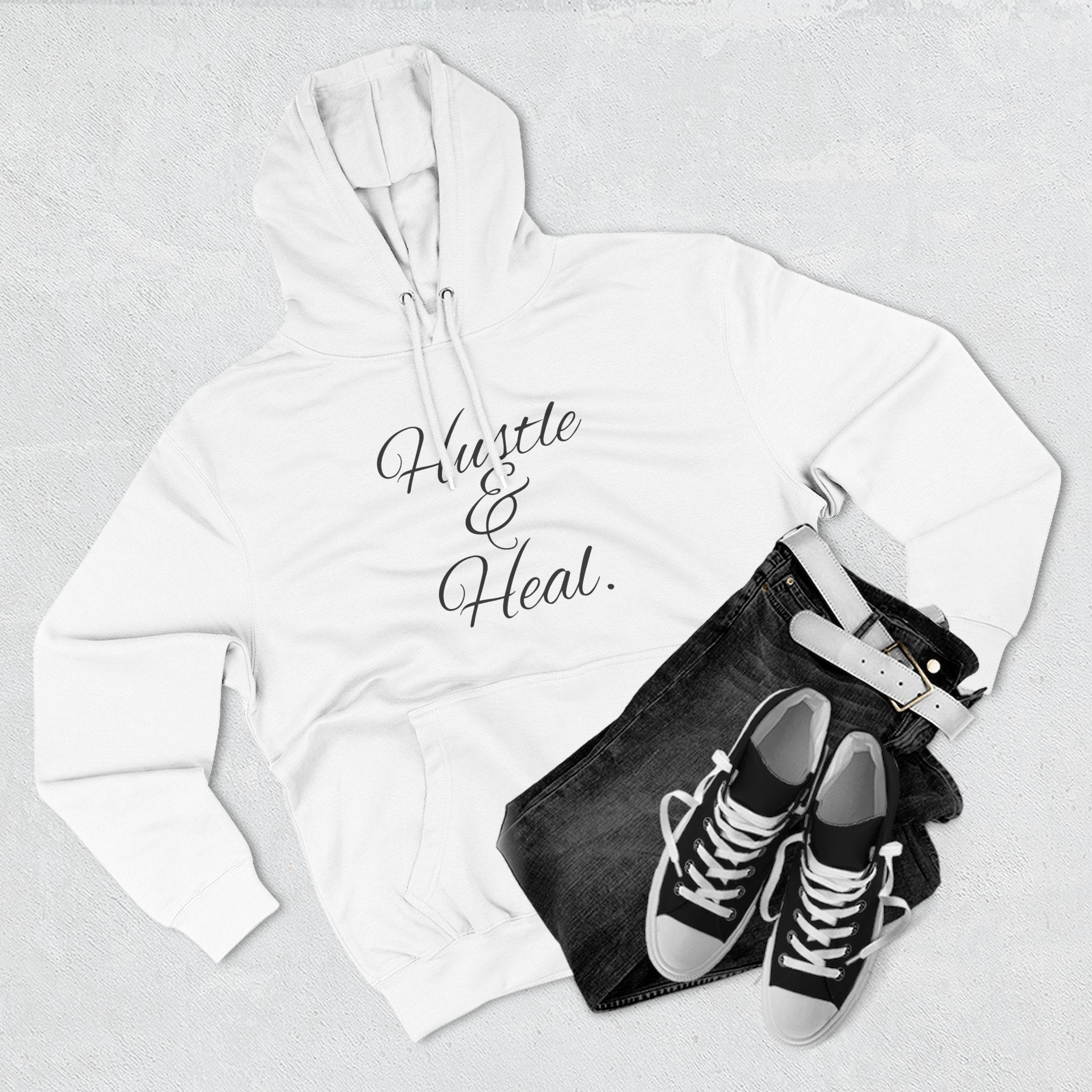 Nurse Hoodie | Hustle and Heal | Unisex Comfortable Pullover for Passionate Nurses and Medical Workers