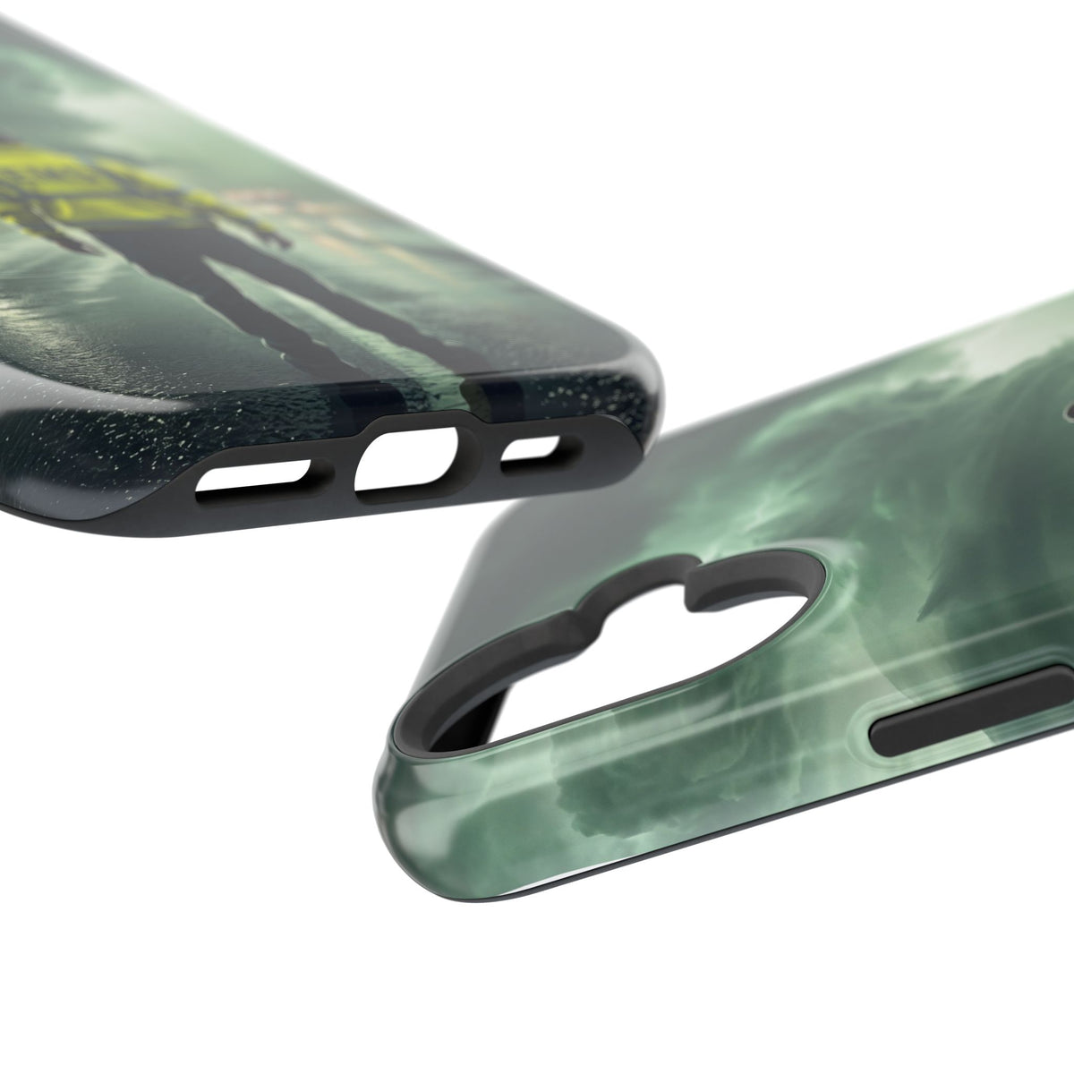 EMS Green Storm Phone Case — Magnetic Wireless Charging Cover