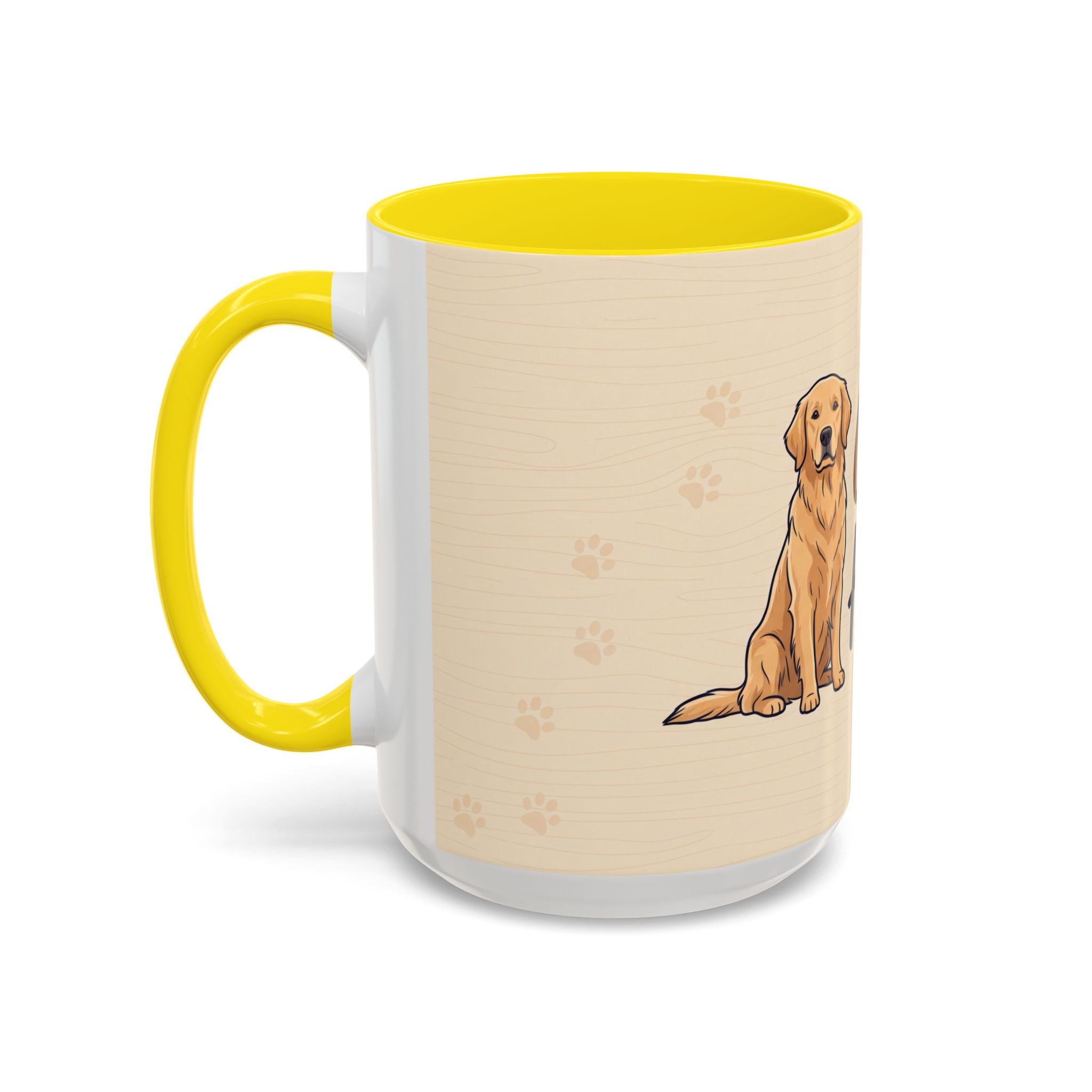 Golden Hearted Mug | Golden Retriever Lover Gift | Cute Dog Coffee Mug