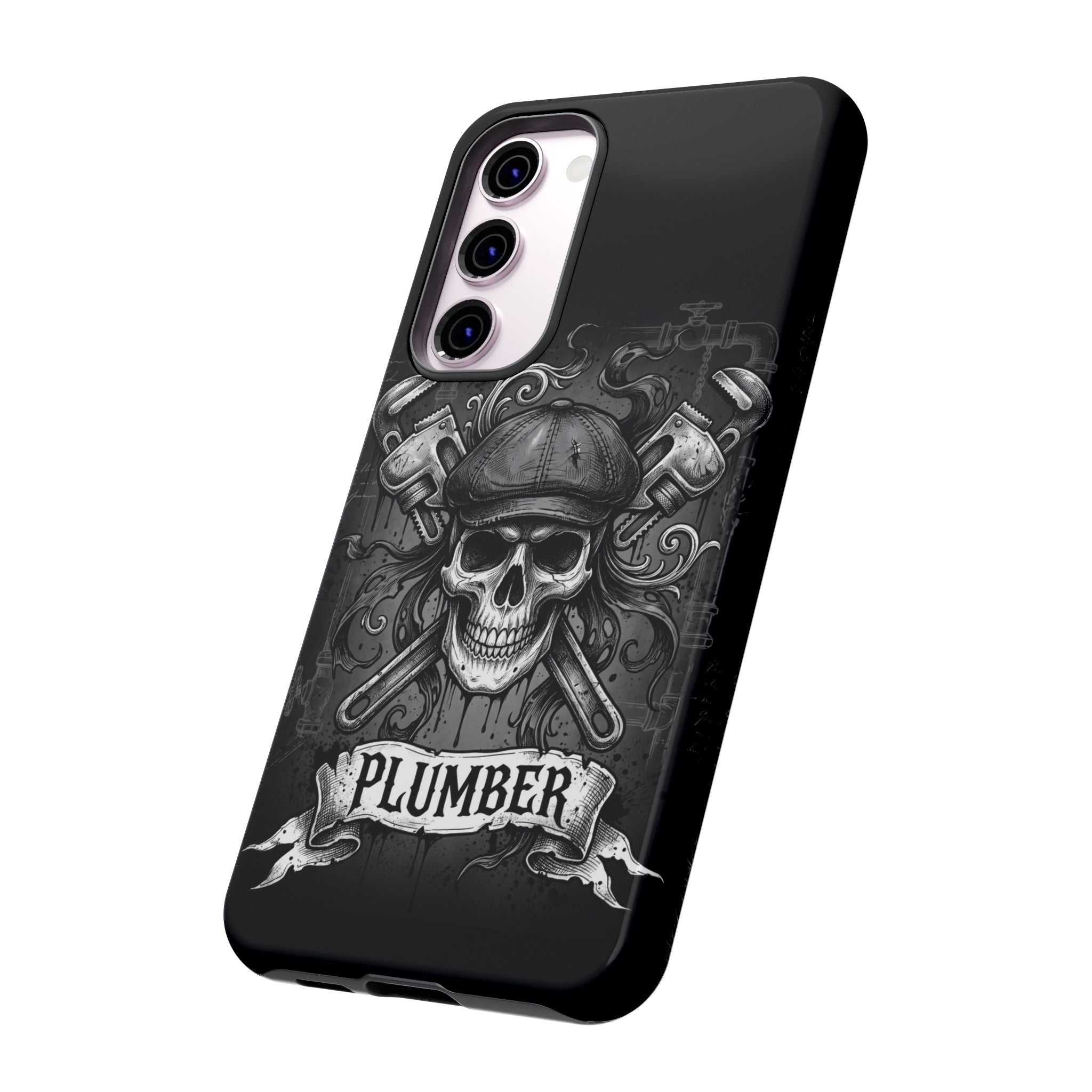 Gothic Skull Plumber Phone Case - Samsung & iPhone Series