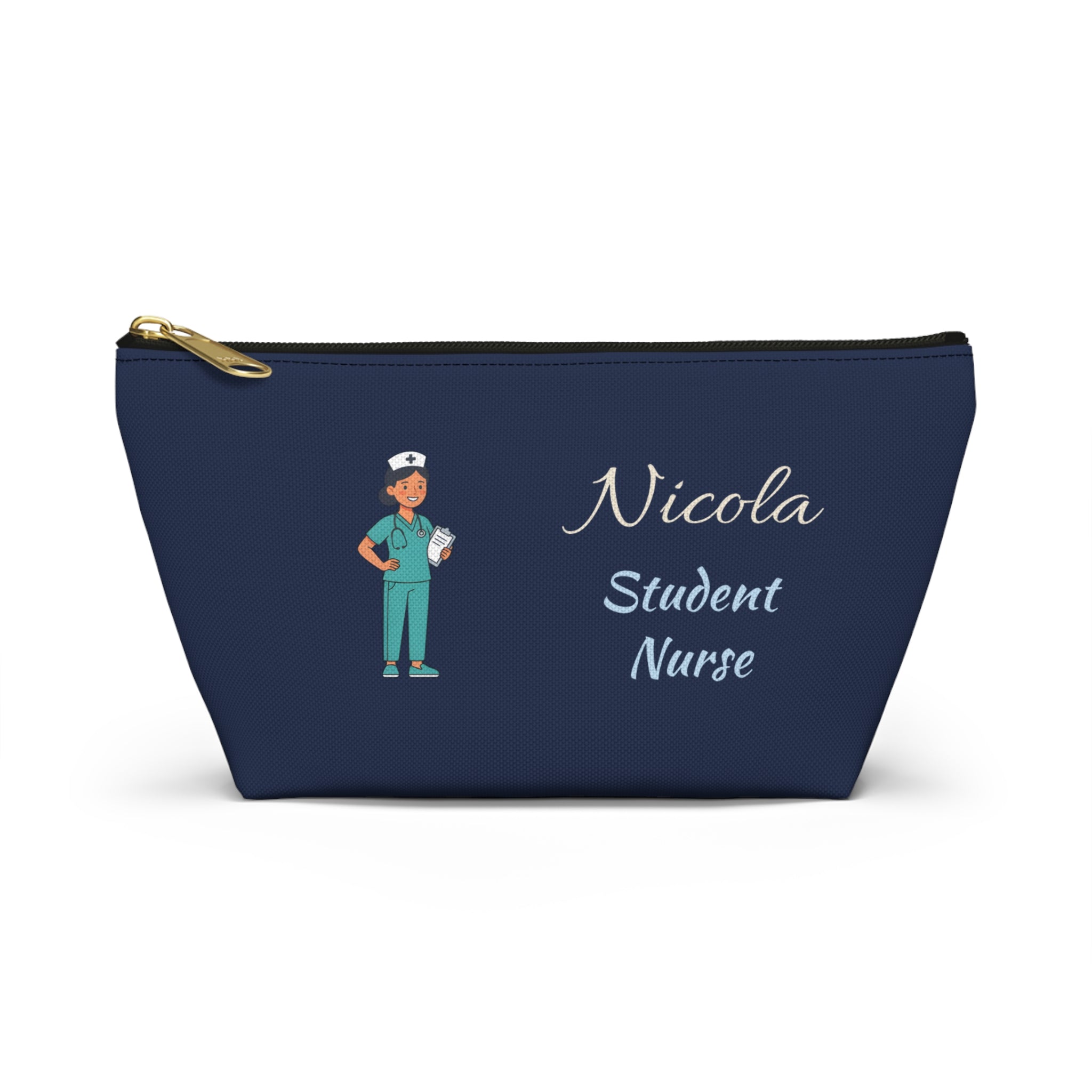Personalized Student Nurse Pouch | Custom Name Cosmetic Bag