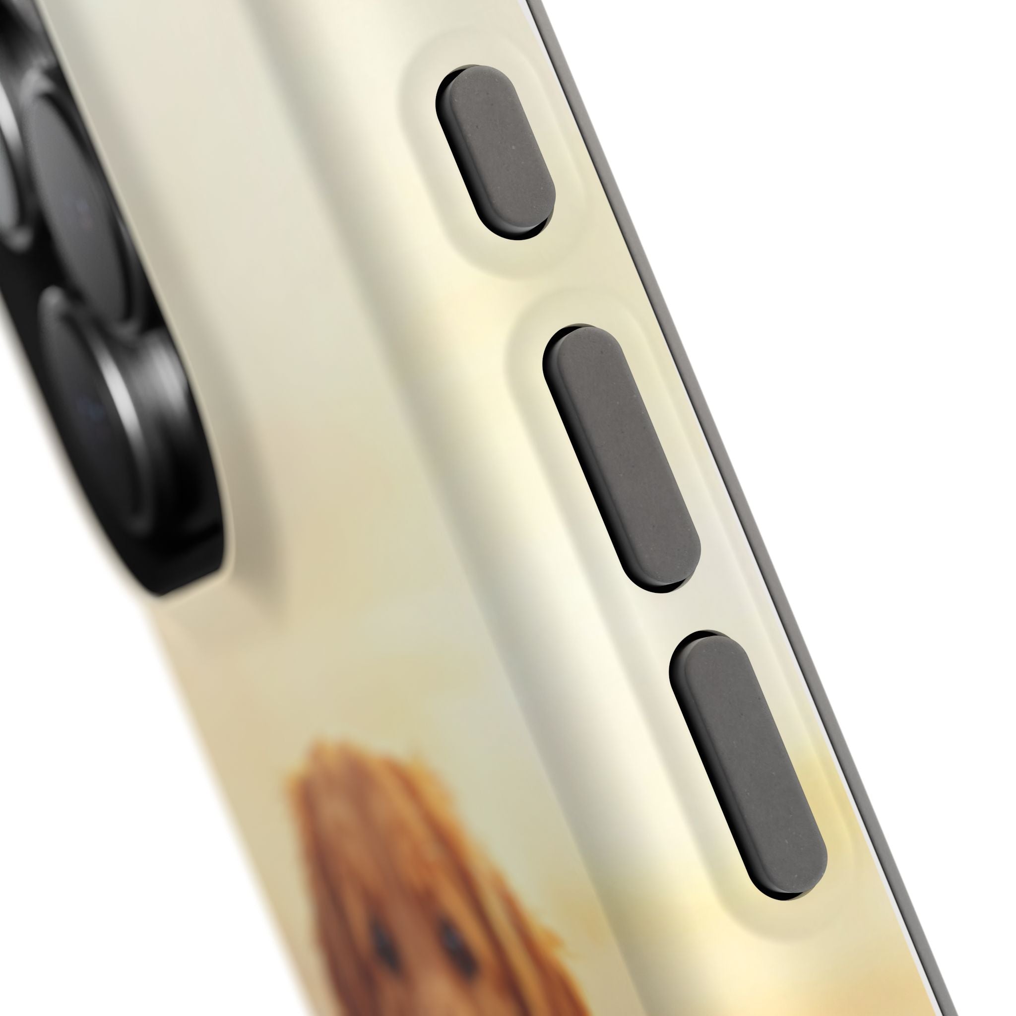 Beach Golden Retriever Phone Case — Impact-Resistant Wireless Charging Cover