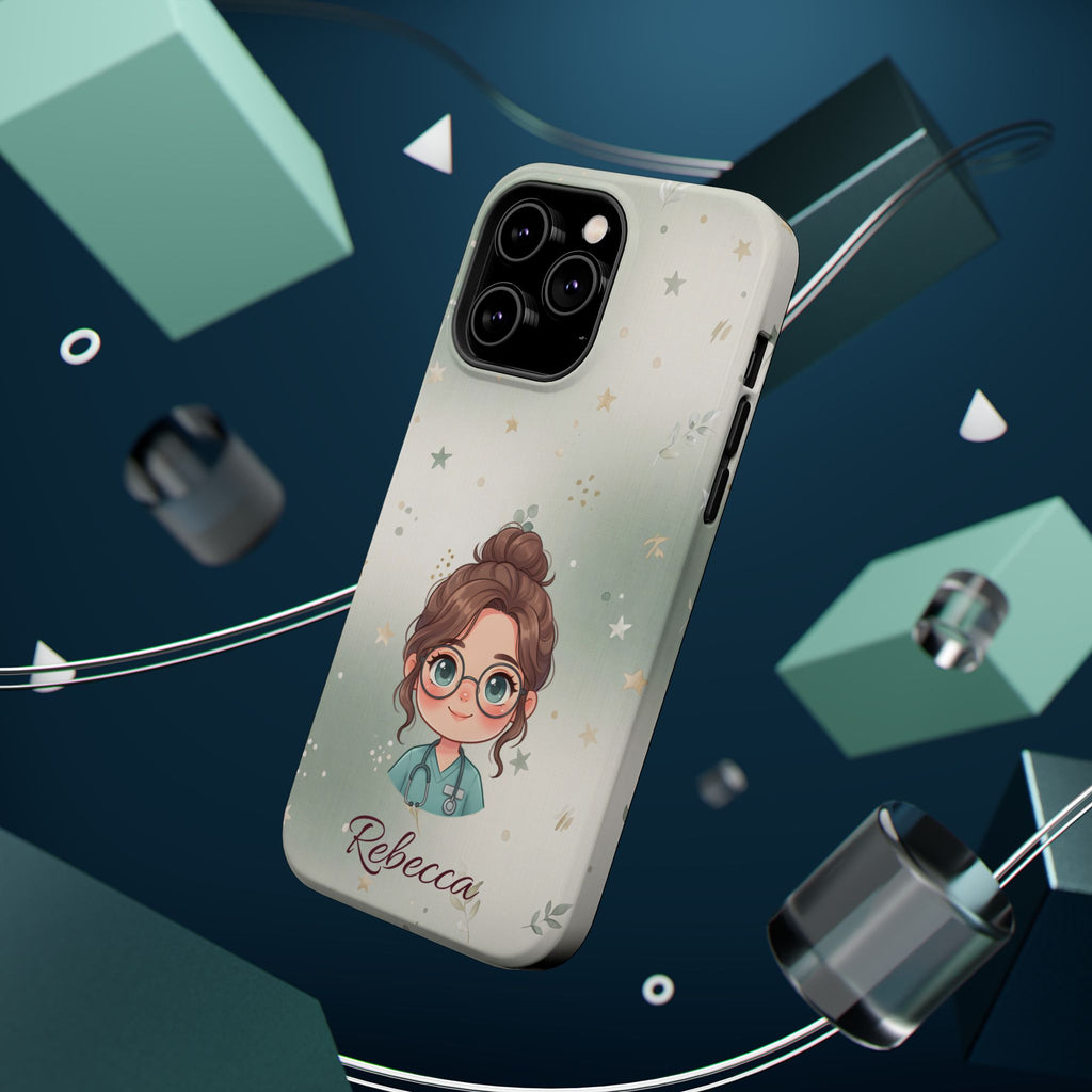 Personalized Starry Nurse Phone Case — Wireless Charging Cover
