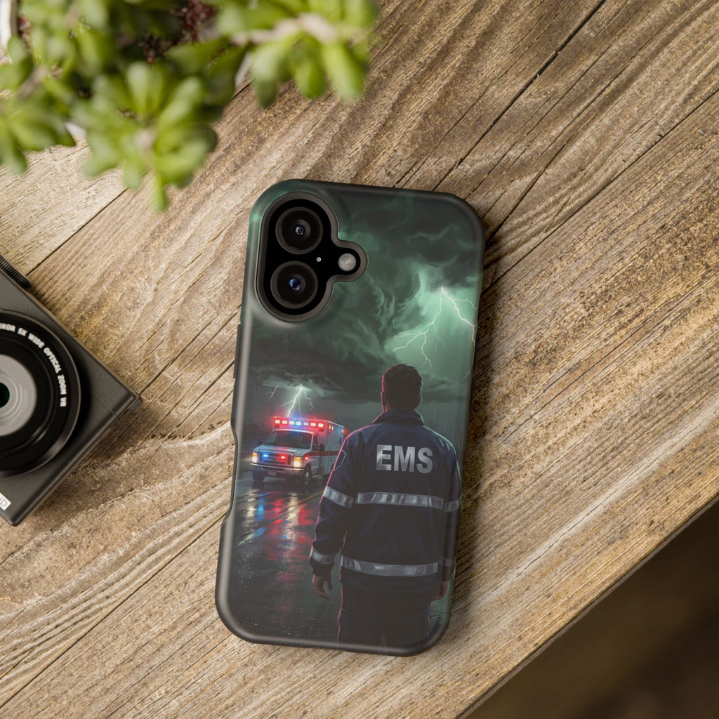 EMS Green Storm City Phone Case — Magnetic Wireless Charging Cover
