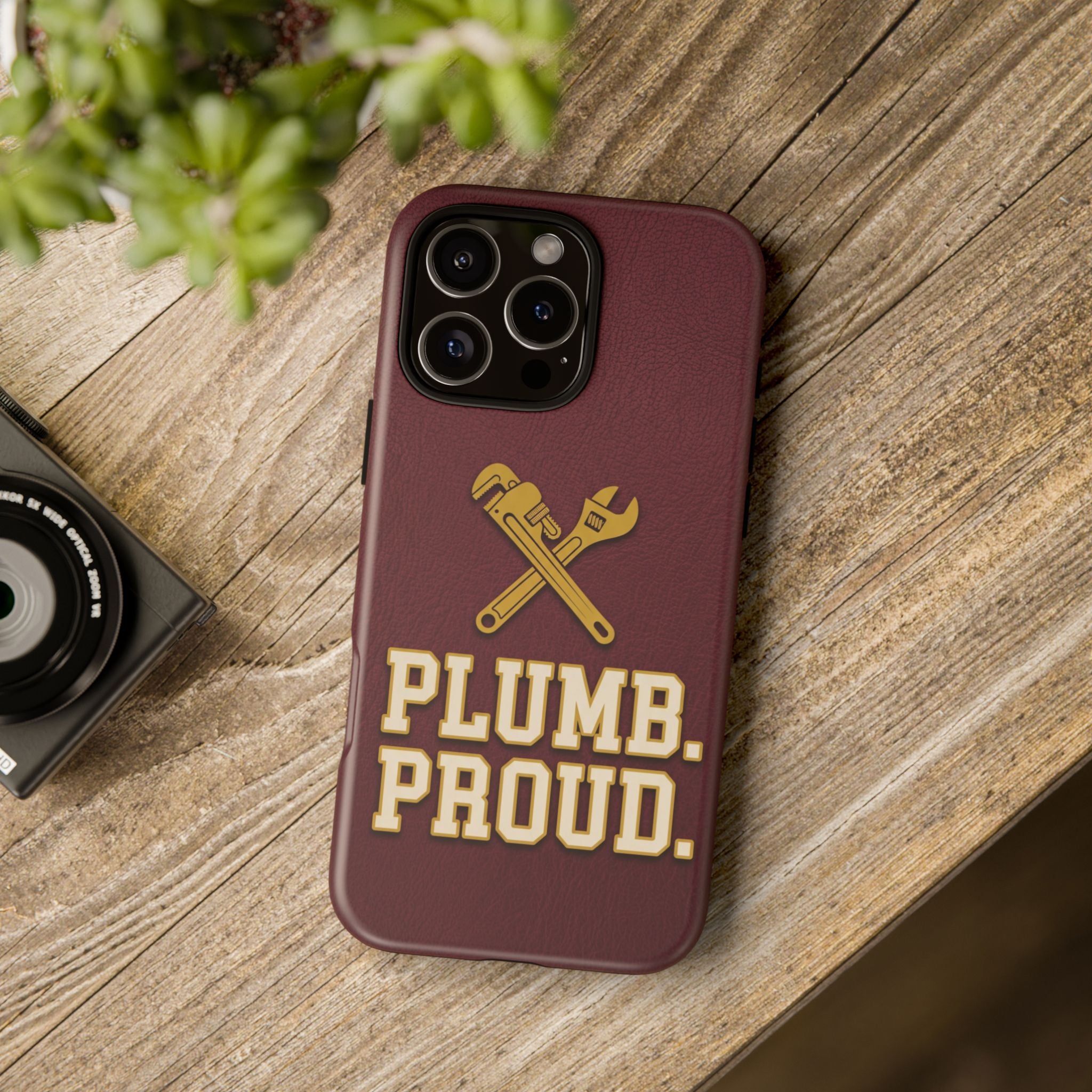 Plumb. Proud. Varsity Print Phone Case - Samsung & iPhone Series
