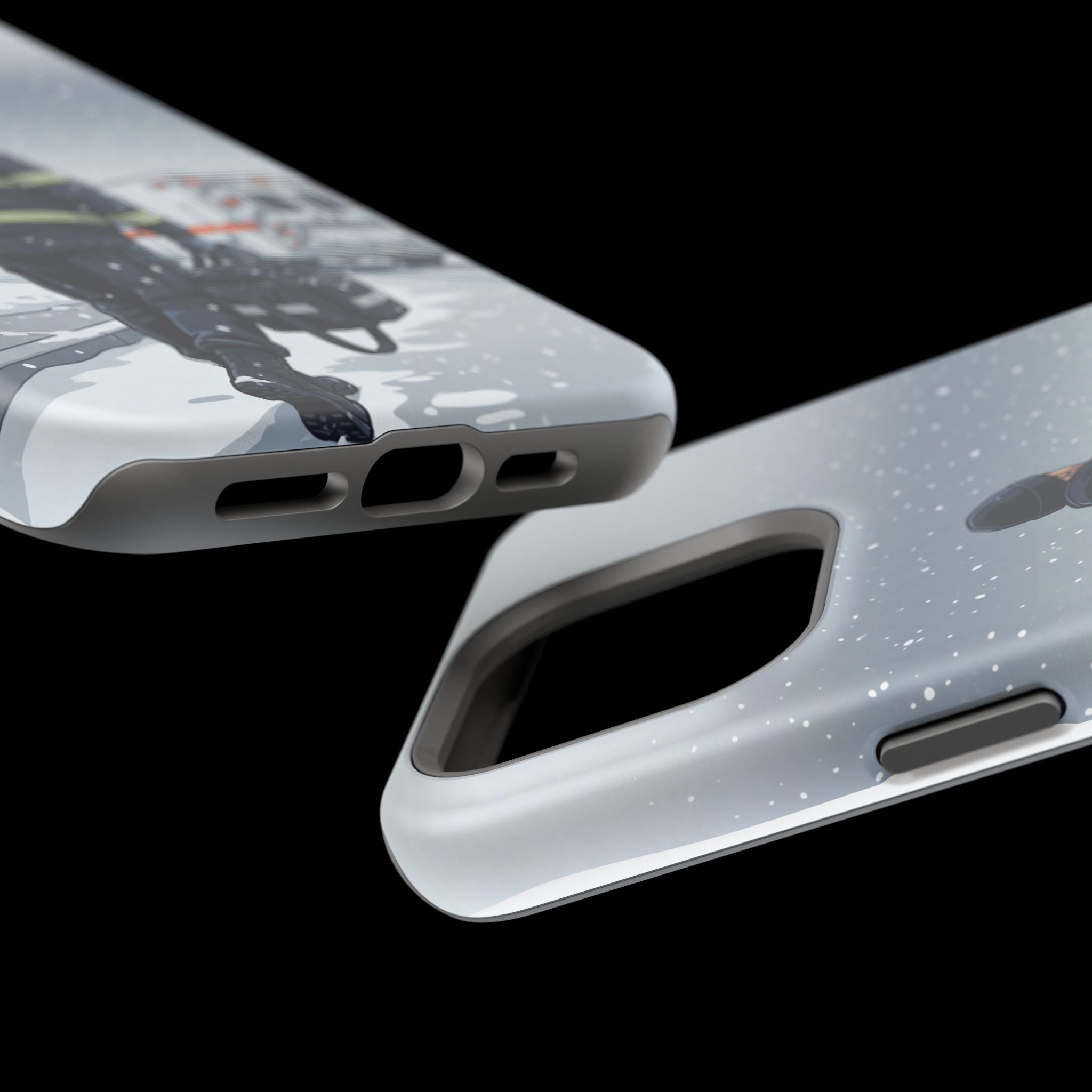 Bold Paramedic/EMT Portrait Phone Case — Magnetic Wireless Charging Cover